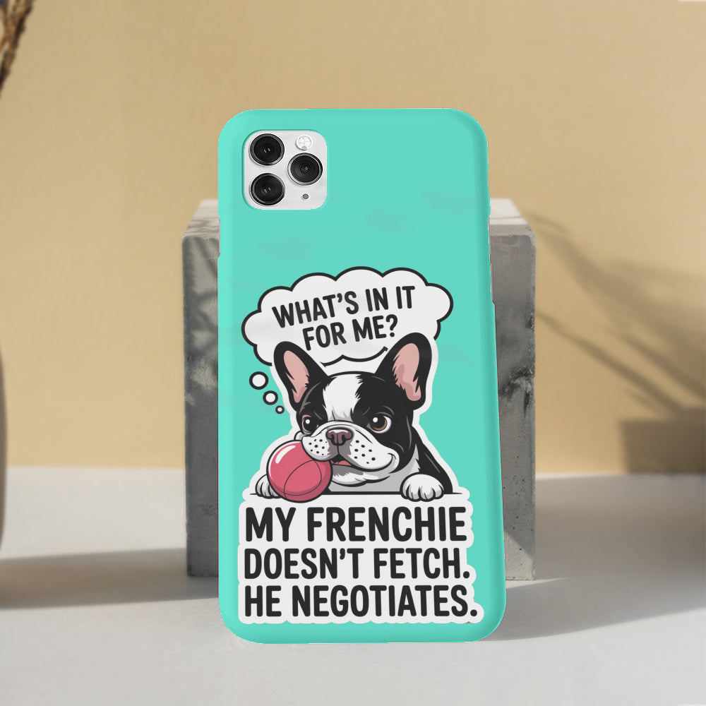 Bandit French Bulldog Phone Case for Frenchie Enthusiasts-fadou