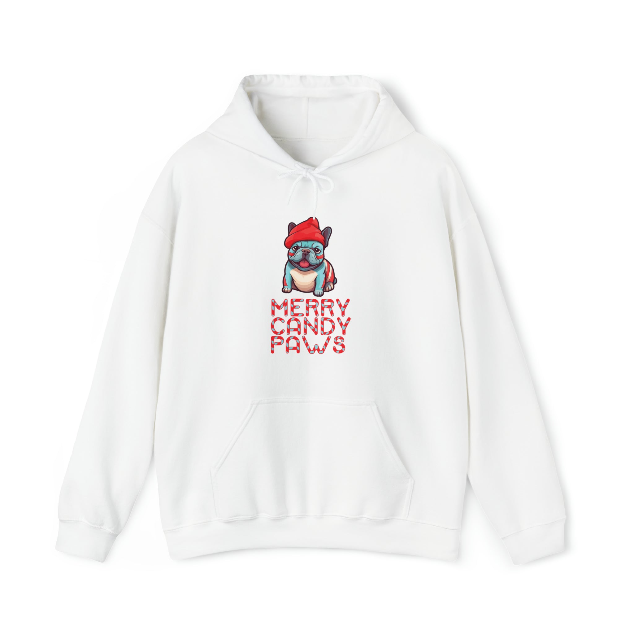 Merry French Bulldog Cotton Sweatshirt for Dog Park Days-fadou