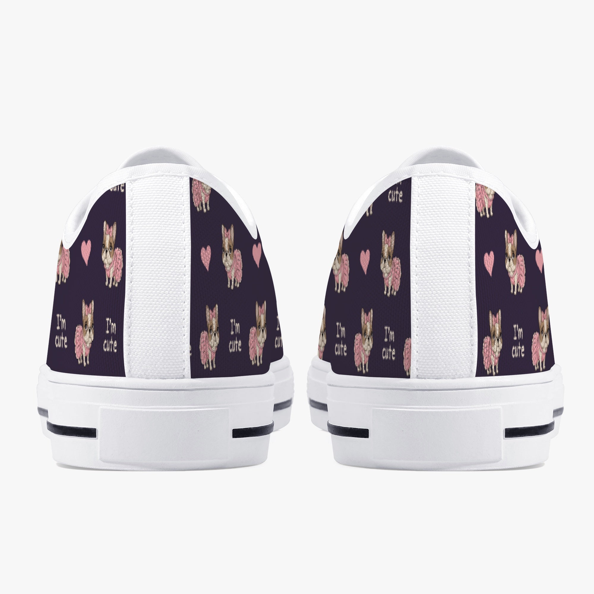Prince Classic Canvas Sneakers for Frenchie Enthusiasts-fadou