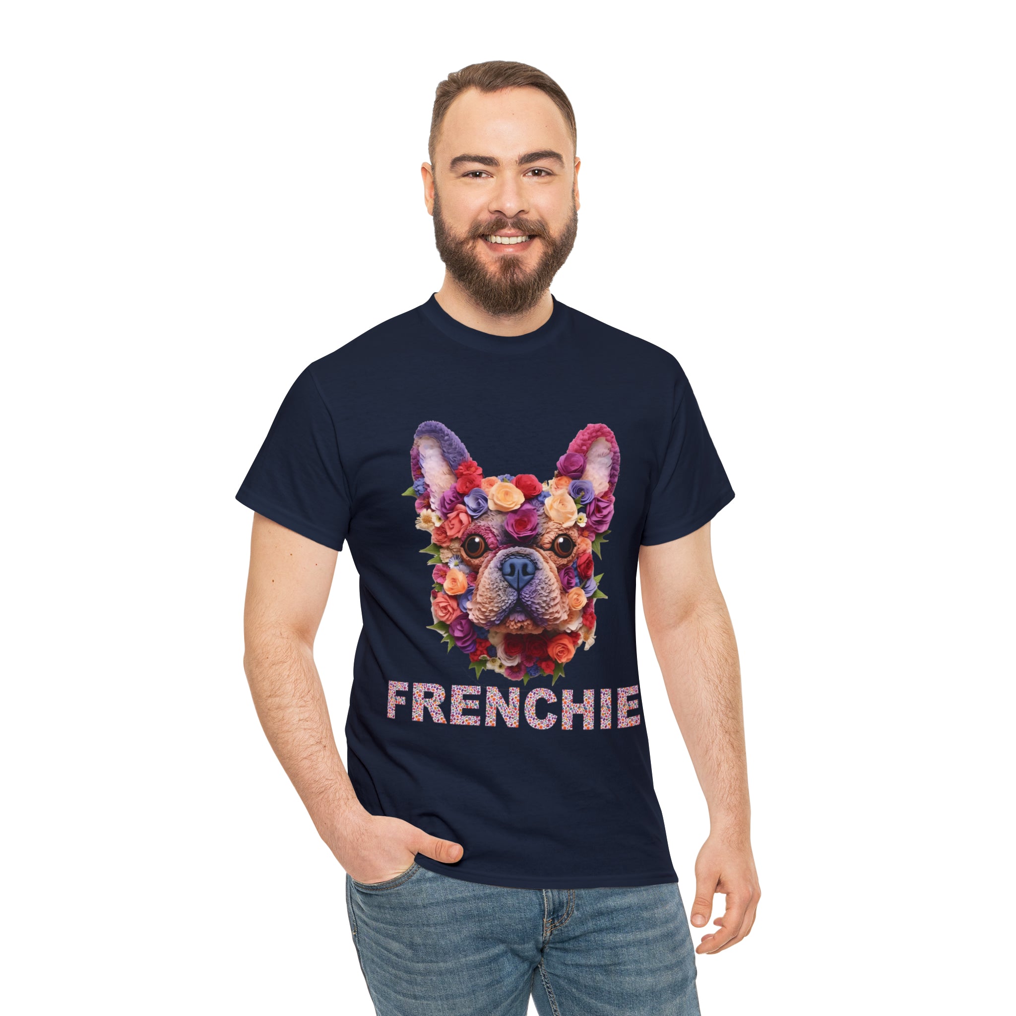 French Bulldog Cotton Unisex Shirt for Frenchie Enthusiasts-fadou