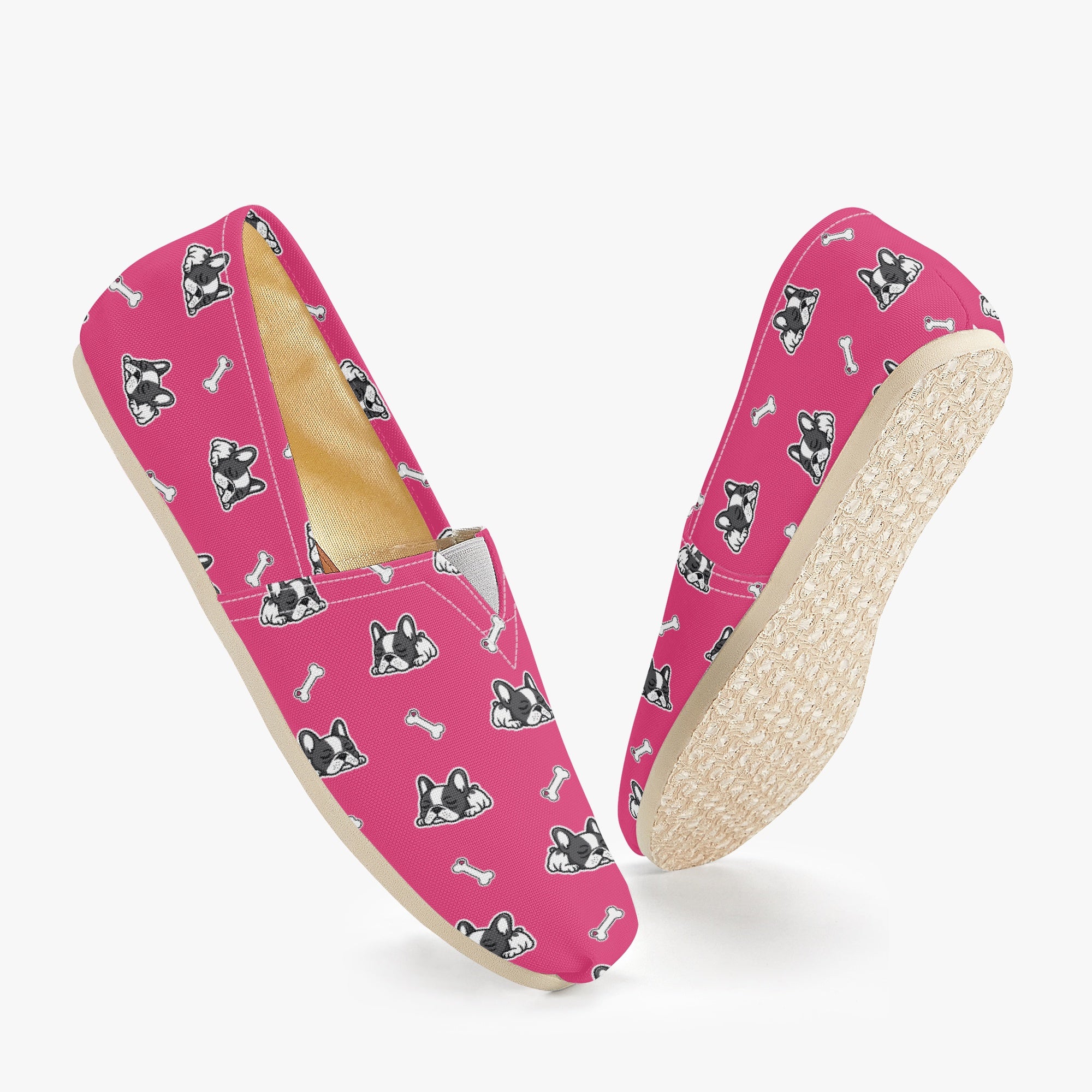 Frenchie Casual High-Top Shoes for Frenchie Enthusiasts-fadou