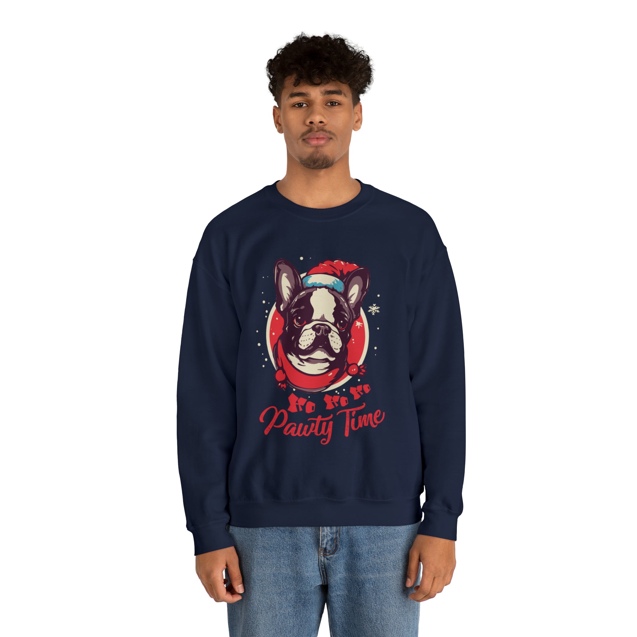 Pawty French Bulldog Dog Mom Hoodie for Frenchie Enthusiasts-fadou