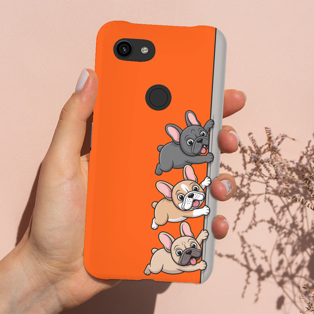 Aspen French Bulldog Slim Phone Shell for Dog Park Days-fadou