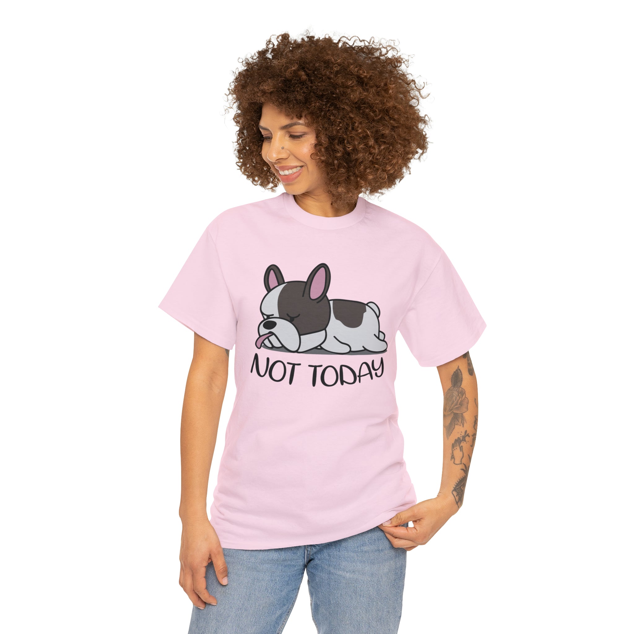 French Bulldog Cotton Cotton T-Shirt for Dog Moms & Dads-fadou