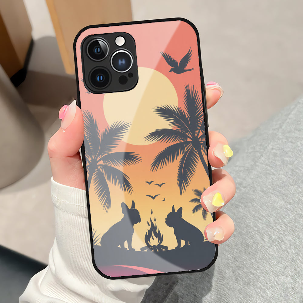 Bandit - Iphone & Samsung Glass Case for Dog Moms & Dads-fadou