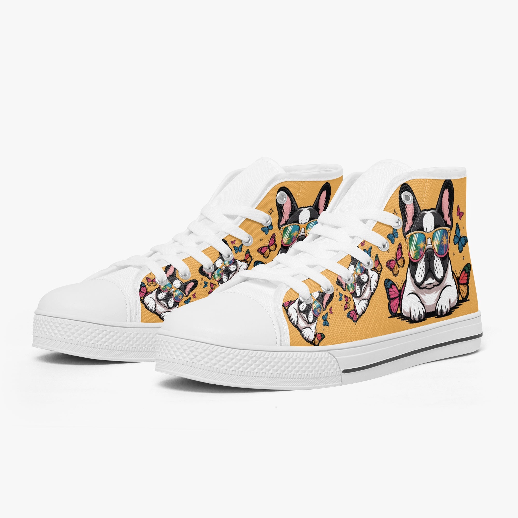 Georgette Classic Casual Footwear for Frenchie Enthusiasts-fadou