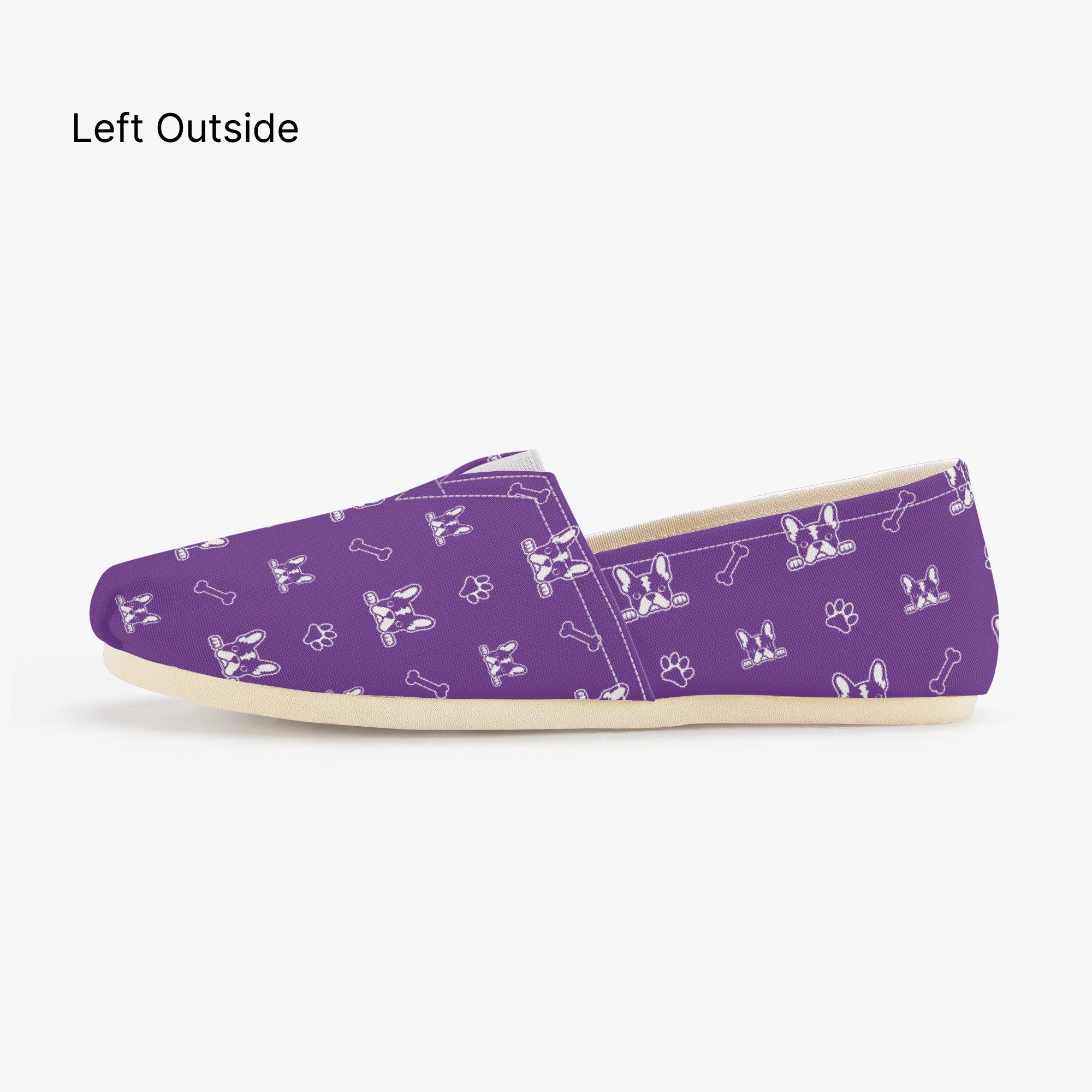 French Bulldog Casual Casual Footwear for Frenchie Enthusiasts-fadou