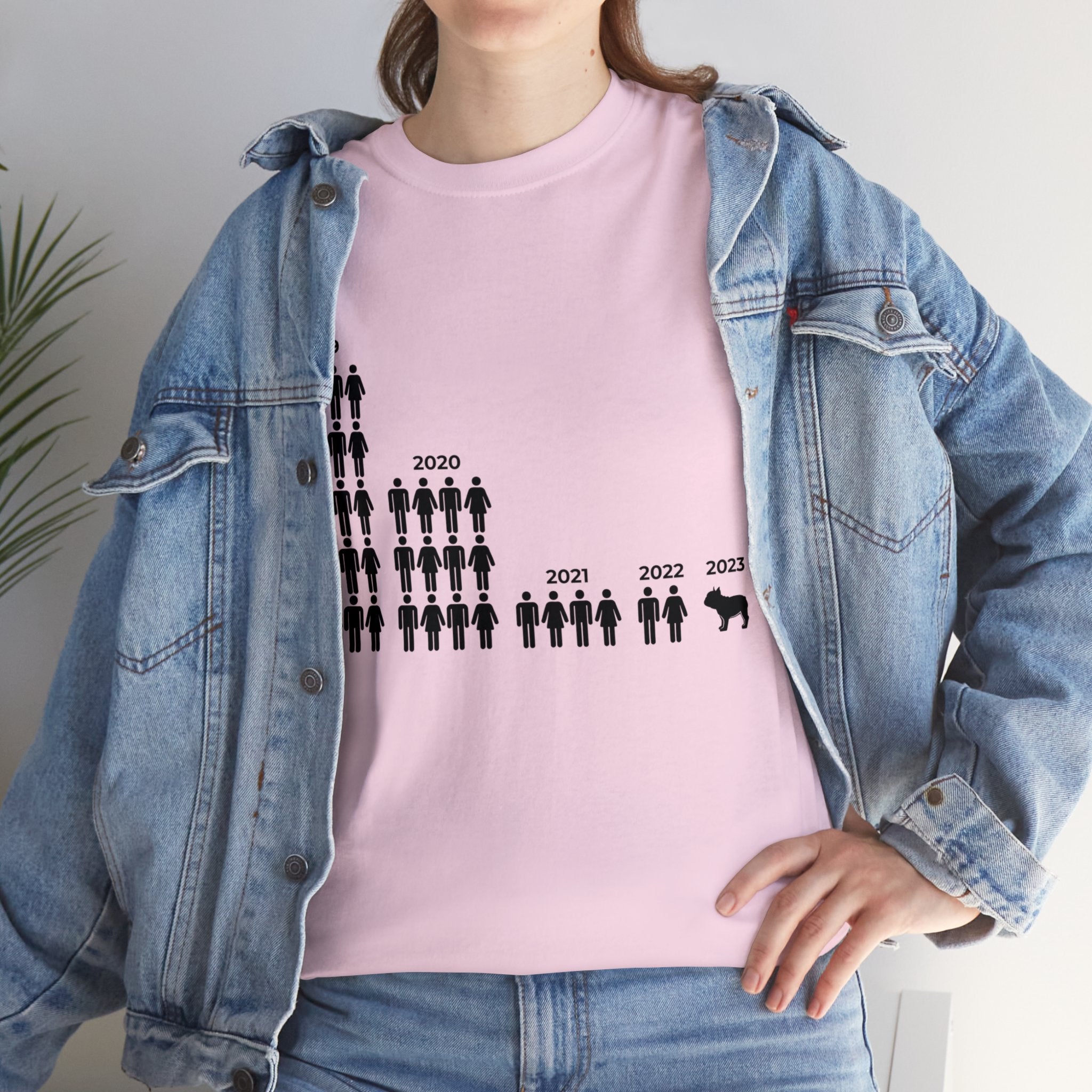 Friendship Cotton Cotton T-Shirt for Frenchie Enthusiasts-fadou
