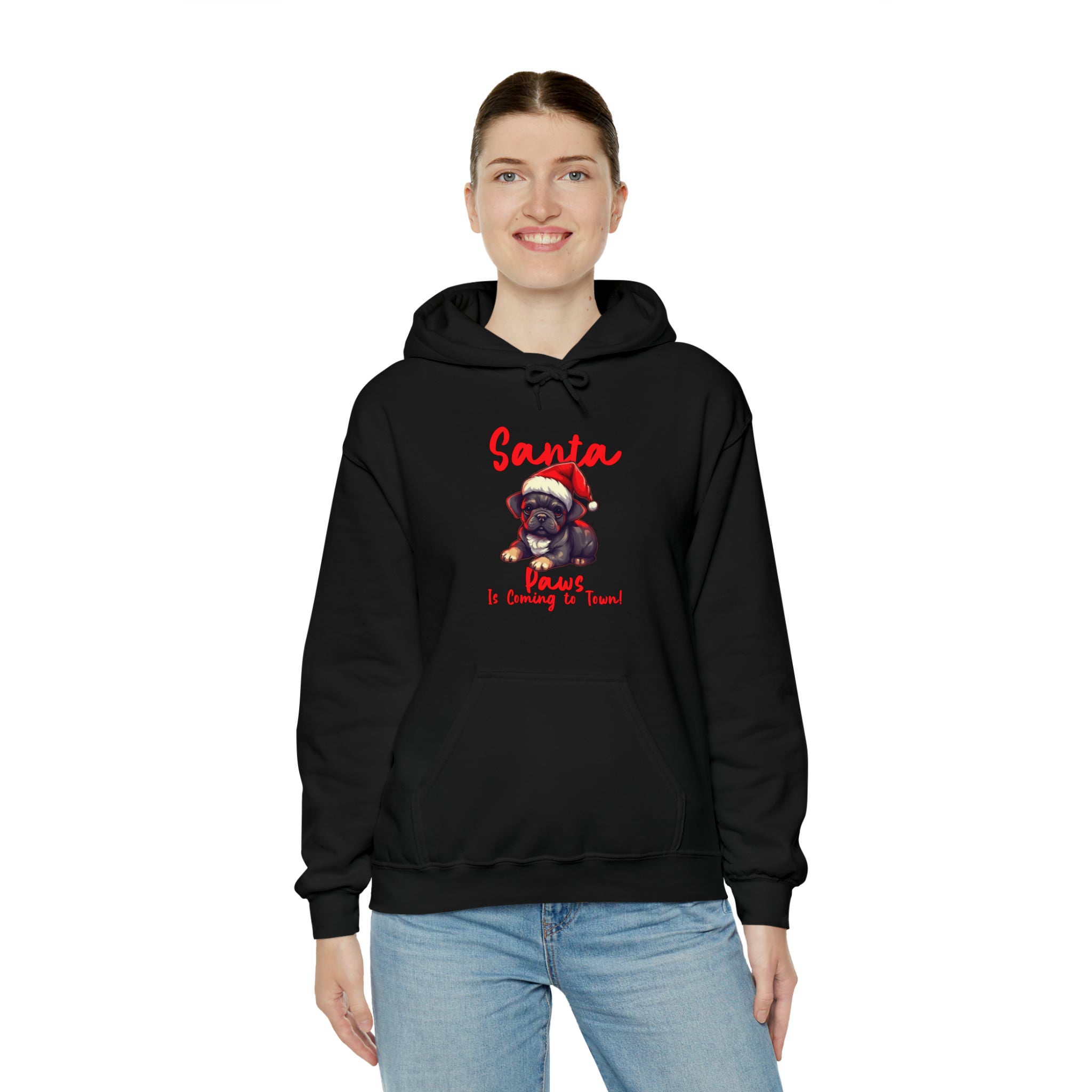 Santa French Bulldog Pet Parent Pullover for Dog Park Days-fadou