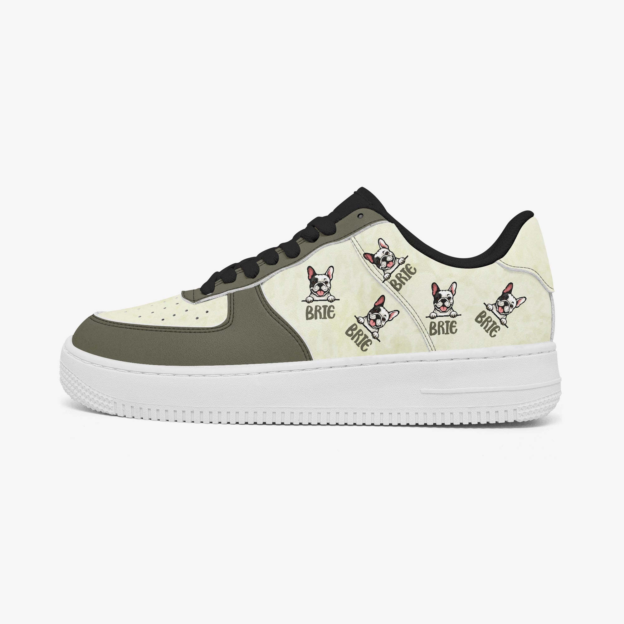 French Bulldog Personalized High-Top Shoes for Dog Lovers-fadou