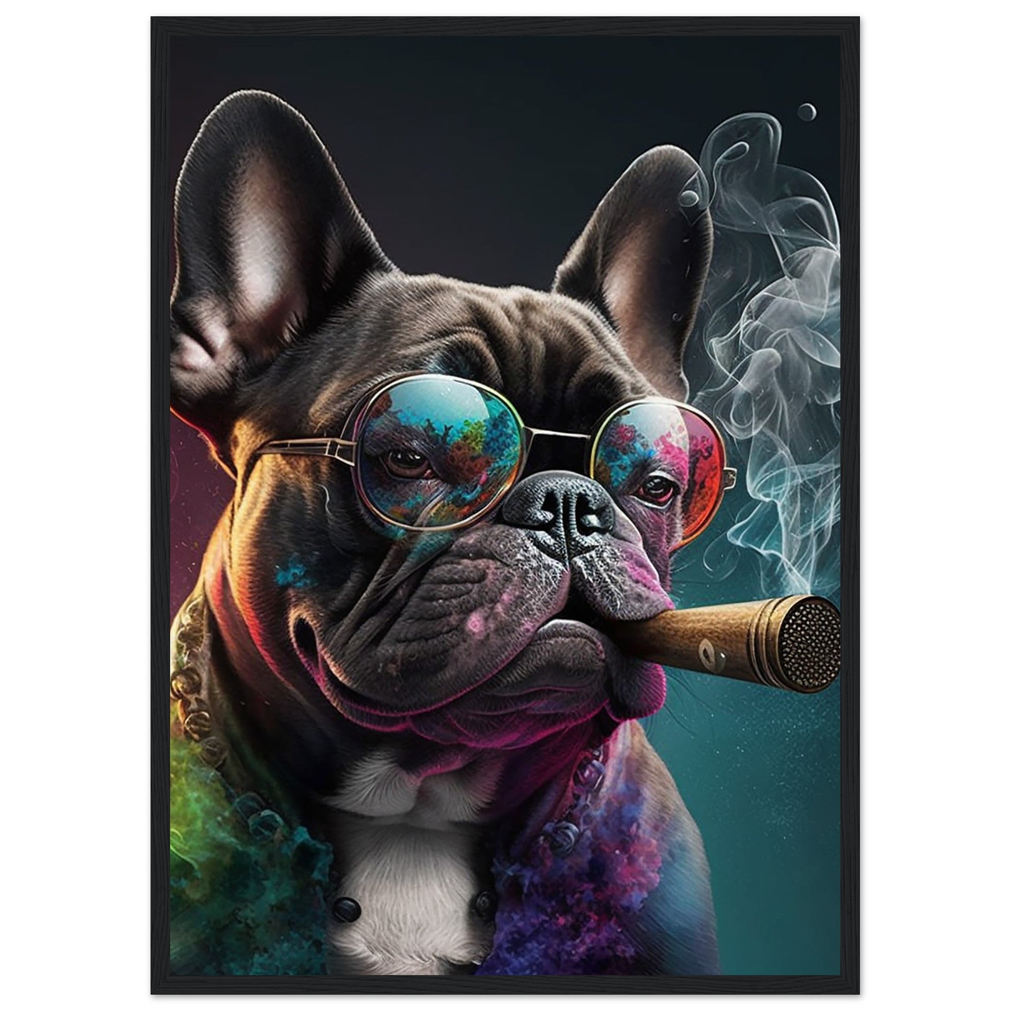 Frenchie Premium Decorative Canvas for Frenchie Enthusiasts-fadou