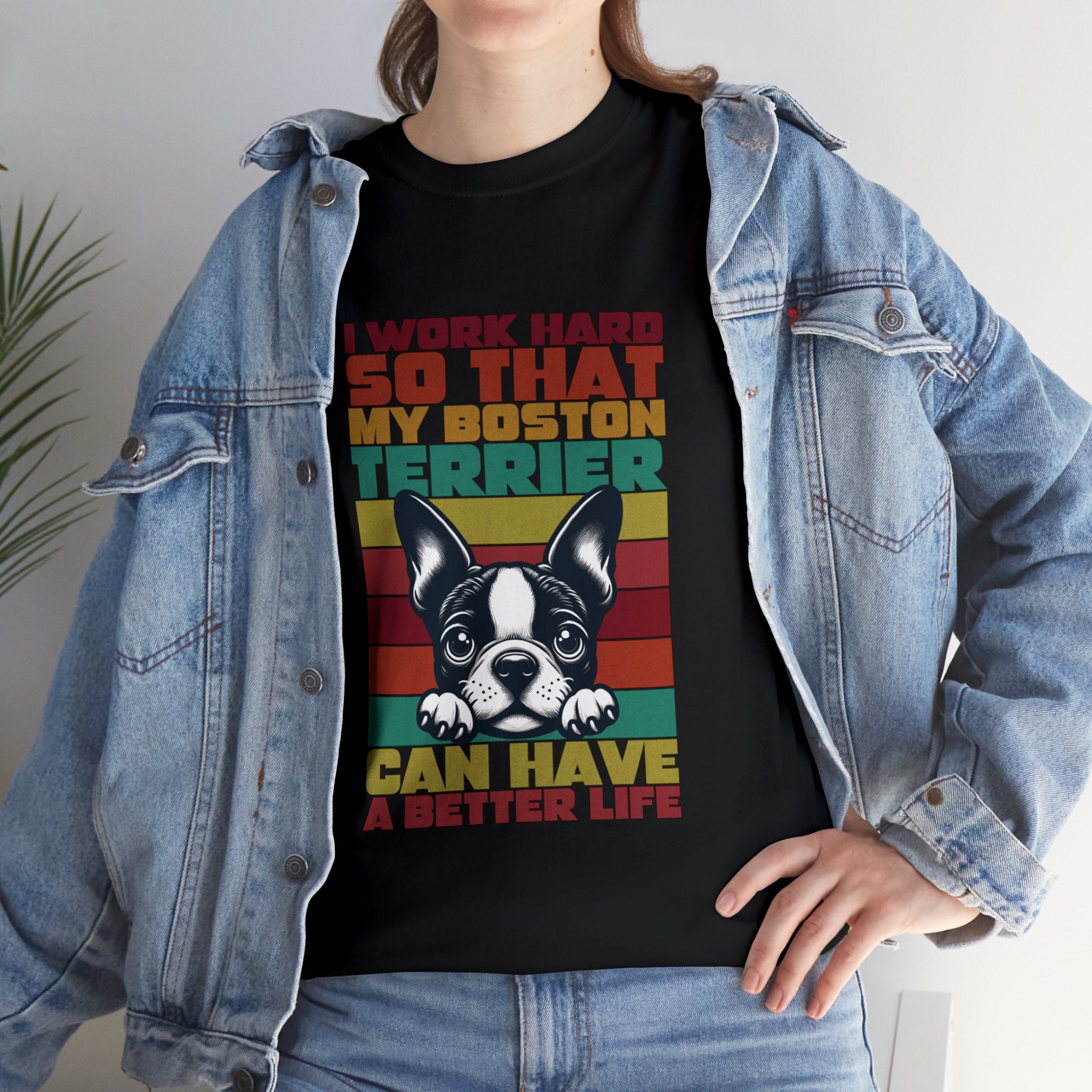 Tilly - Unisex Tshirts for Boston Terrier Lovers for Dog Lovers-fadou