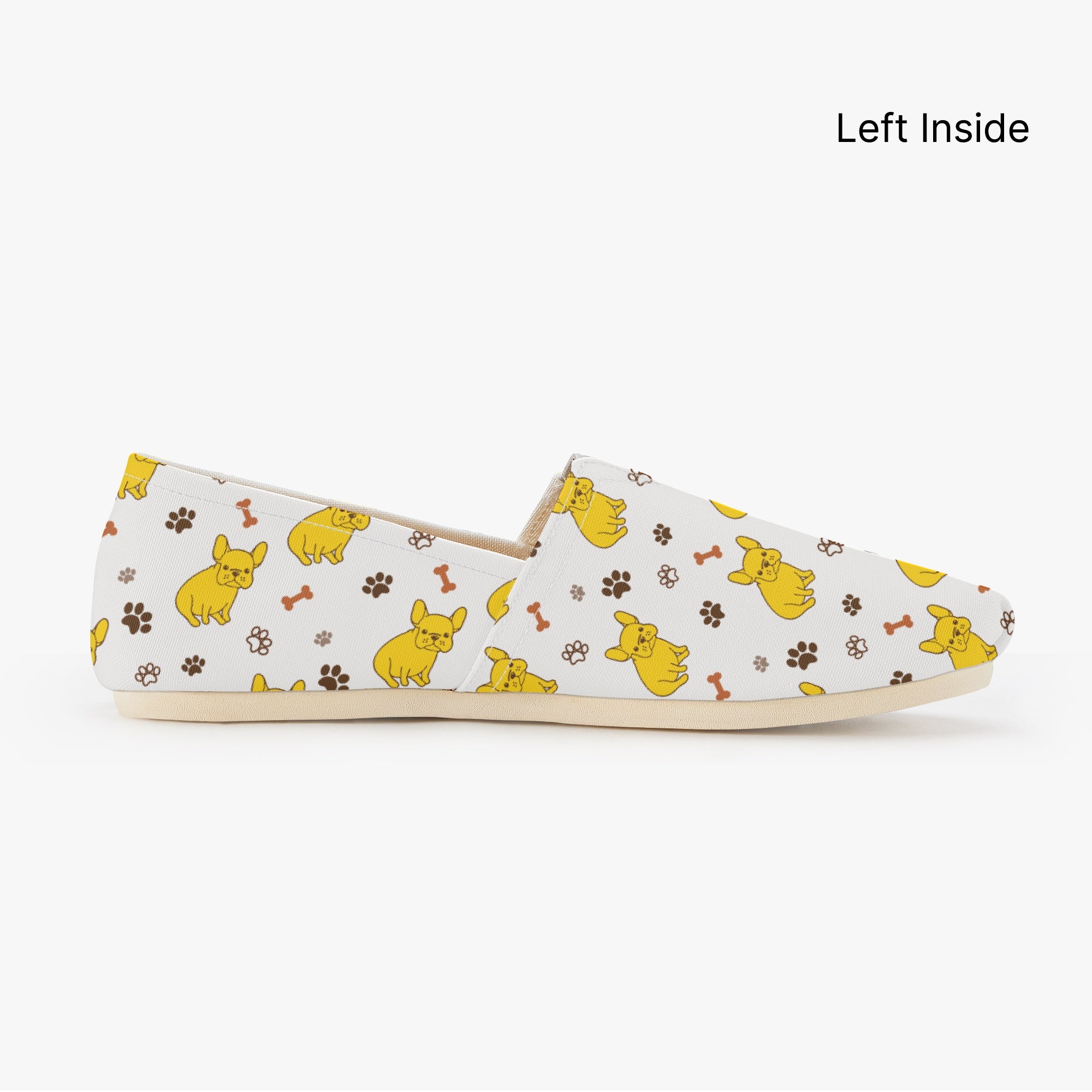 French Bulldog Casual High-Top Shoes for Bulldog Owners-fadou