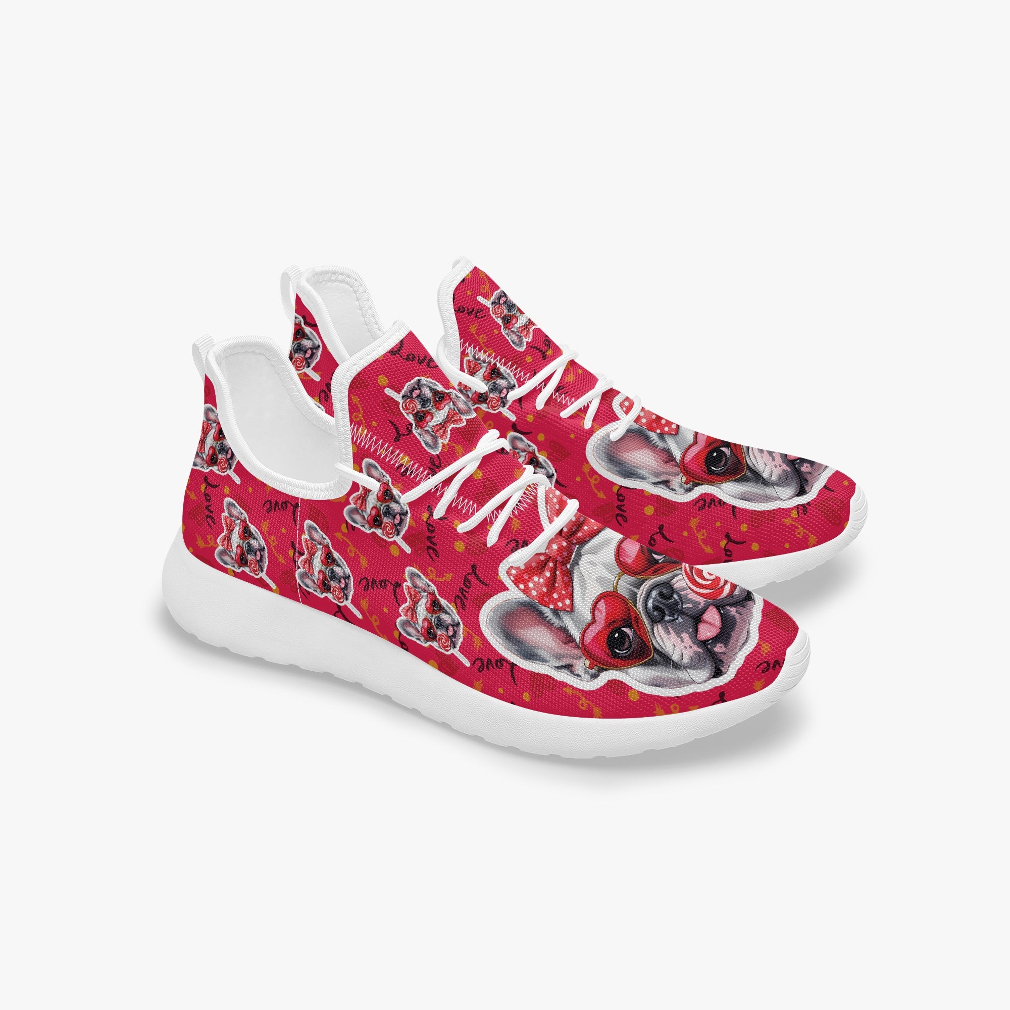 Frenchie Classic Canvas Sneakers for Frenchie Enthusiasts-fadou
