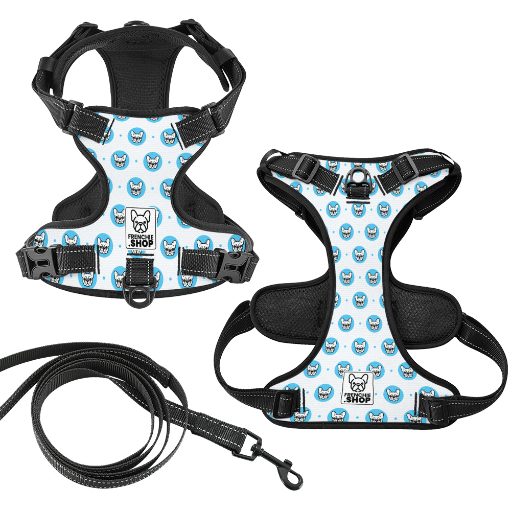 French Bulldog No-Pull Dog Harness for Training Sessions-fadou