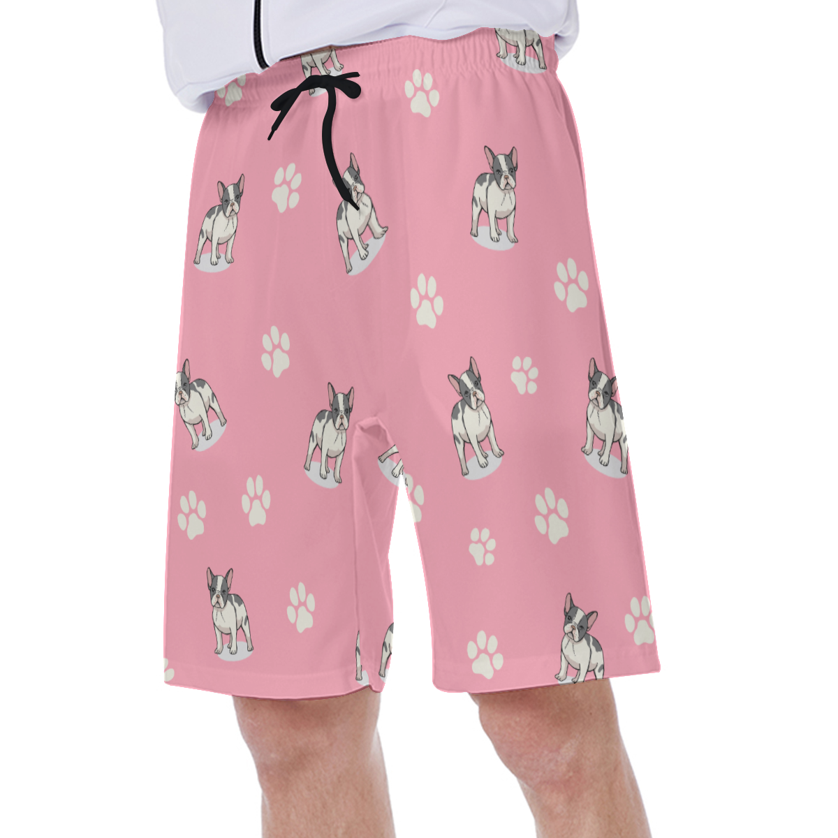 JASPER French Bulldog Board Shorts for Frenchie Enthusiasts-fadou