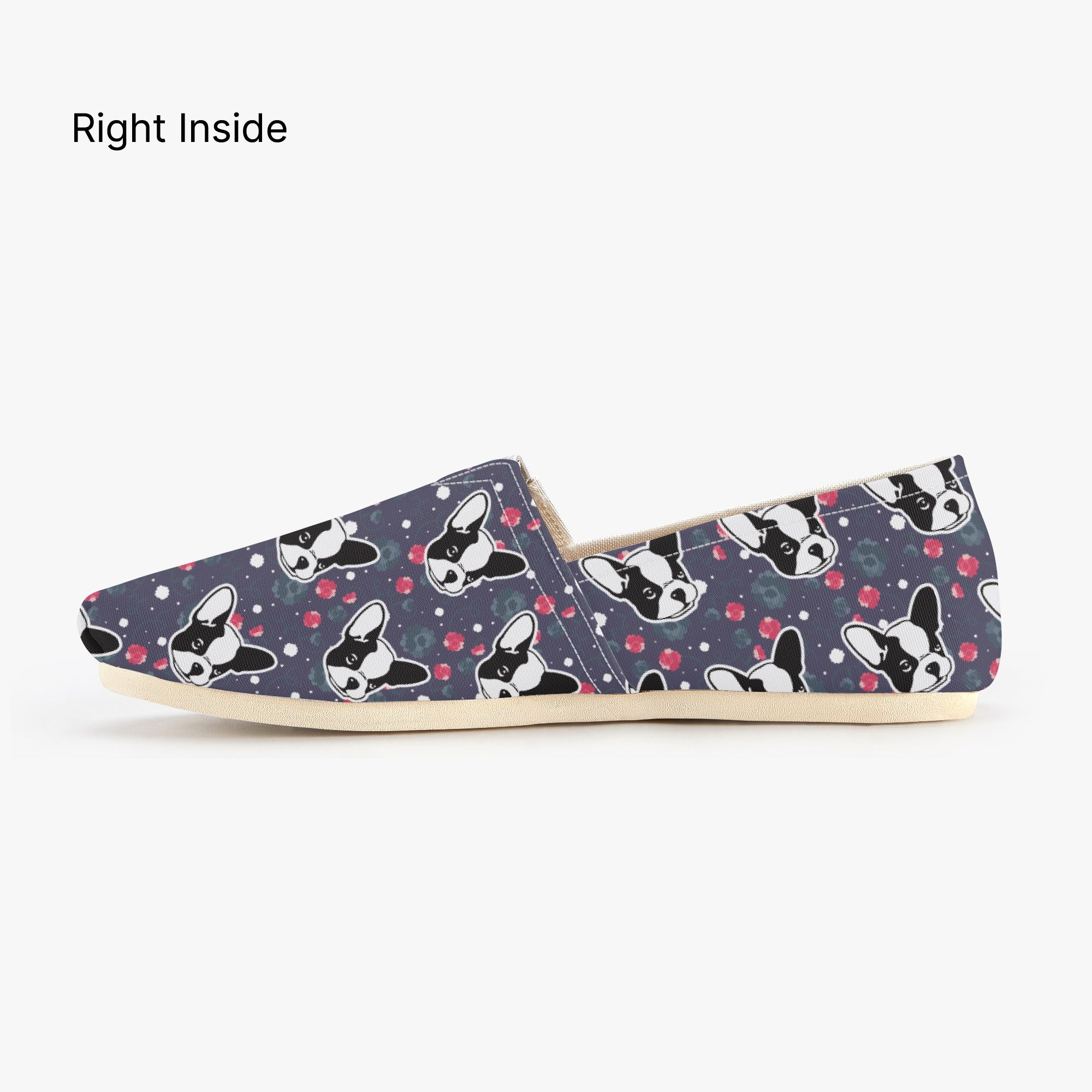 French Bulldog Casual Classic Sneakers for Dog Park Days-fadou