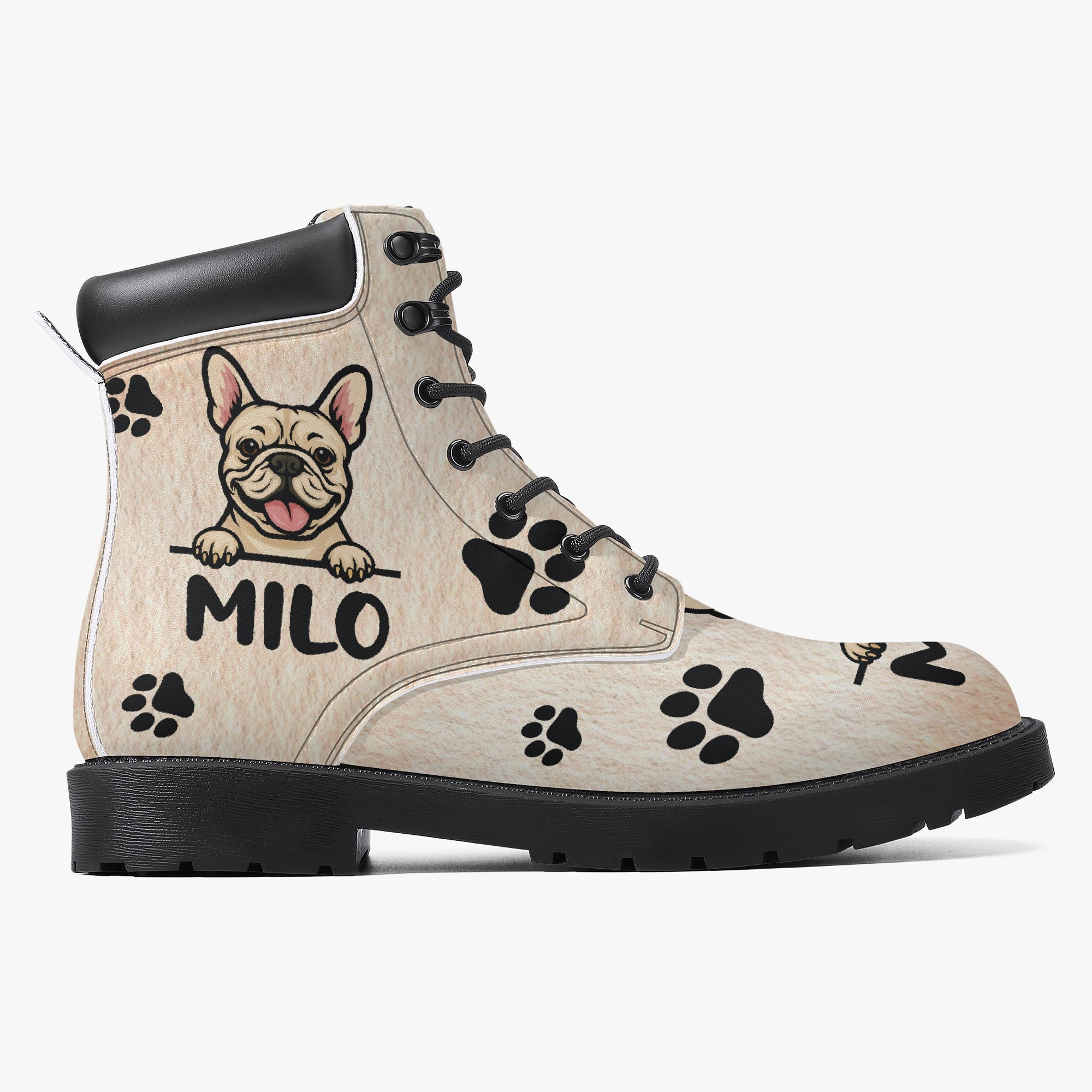 French Bulldog Personalized Fashion Boots for Bulldog Owners-fadou