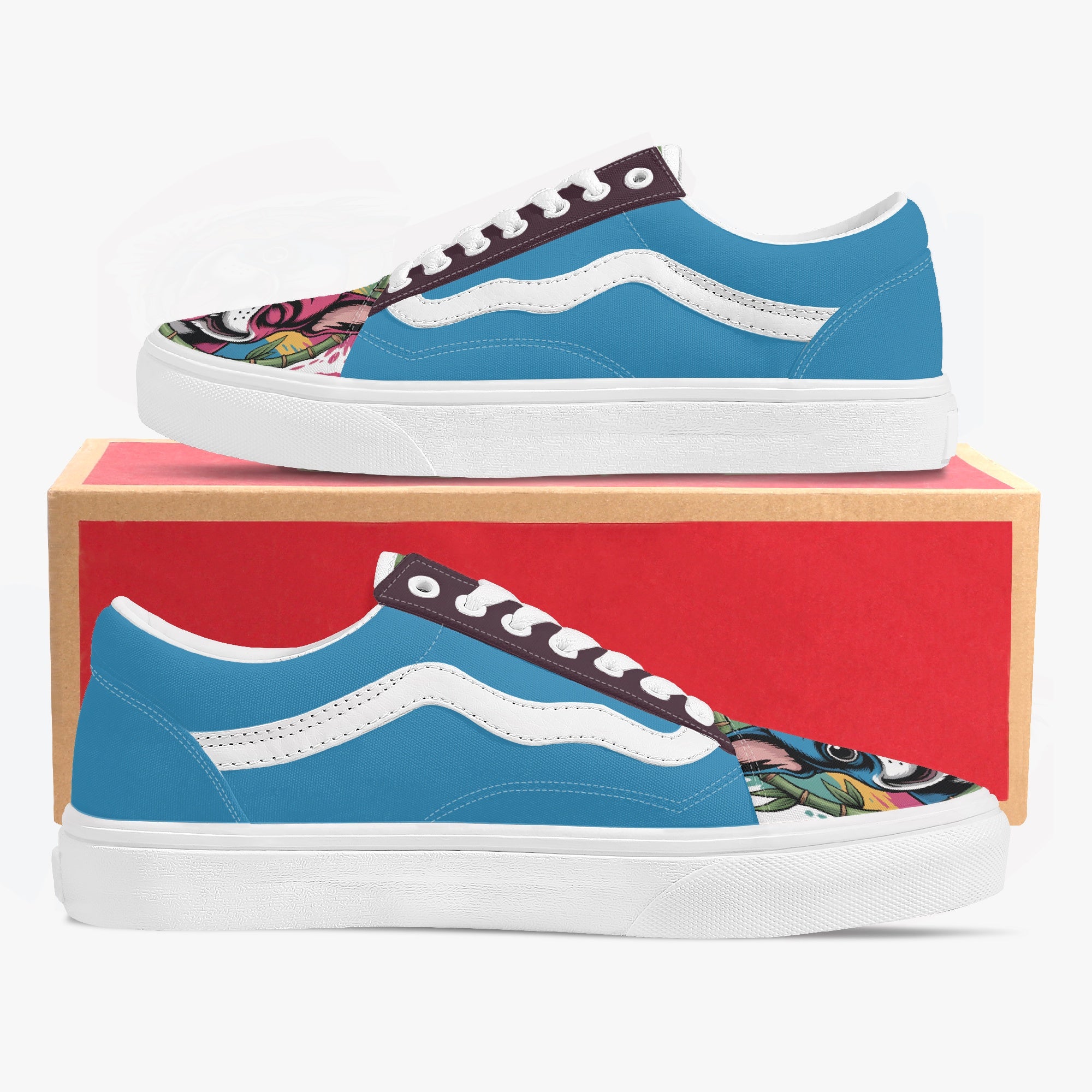 French Bulldog Trendy Classic Sneakers for Frenchie Fans-fadou