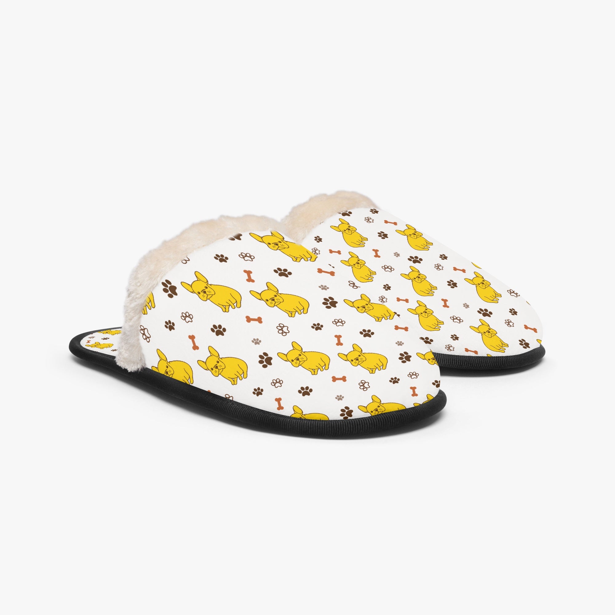 French Bulldog Soft House Shoes for Frenchie Enthusiasts-fadou