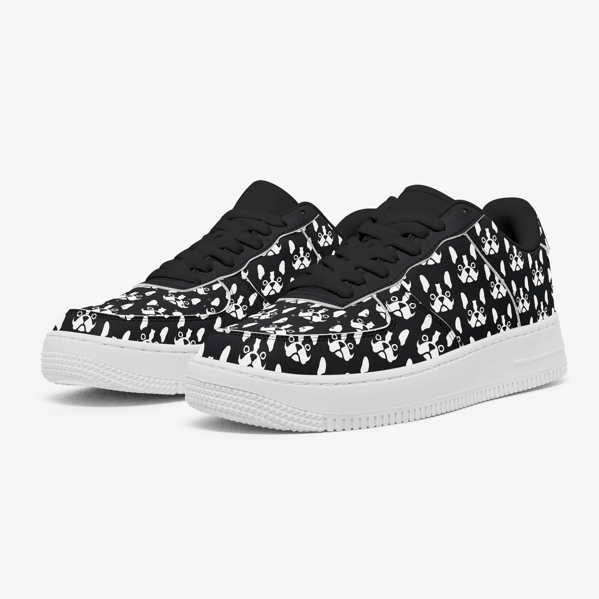 Frenchie Leather Casual Footwear for Frenchie Enthusiasts-fadou