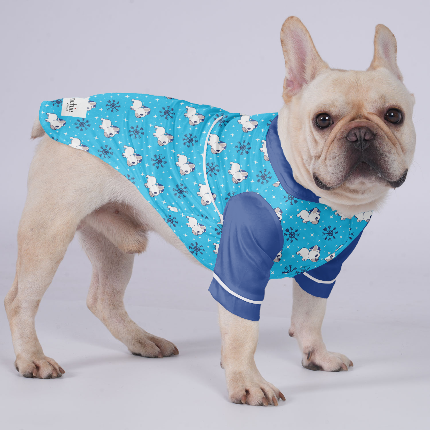 Chief French Bulldog Night Outfit for Brachycephalic Dogs-fadou