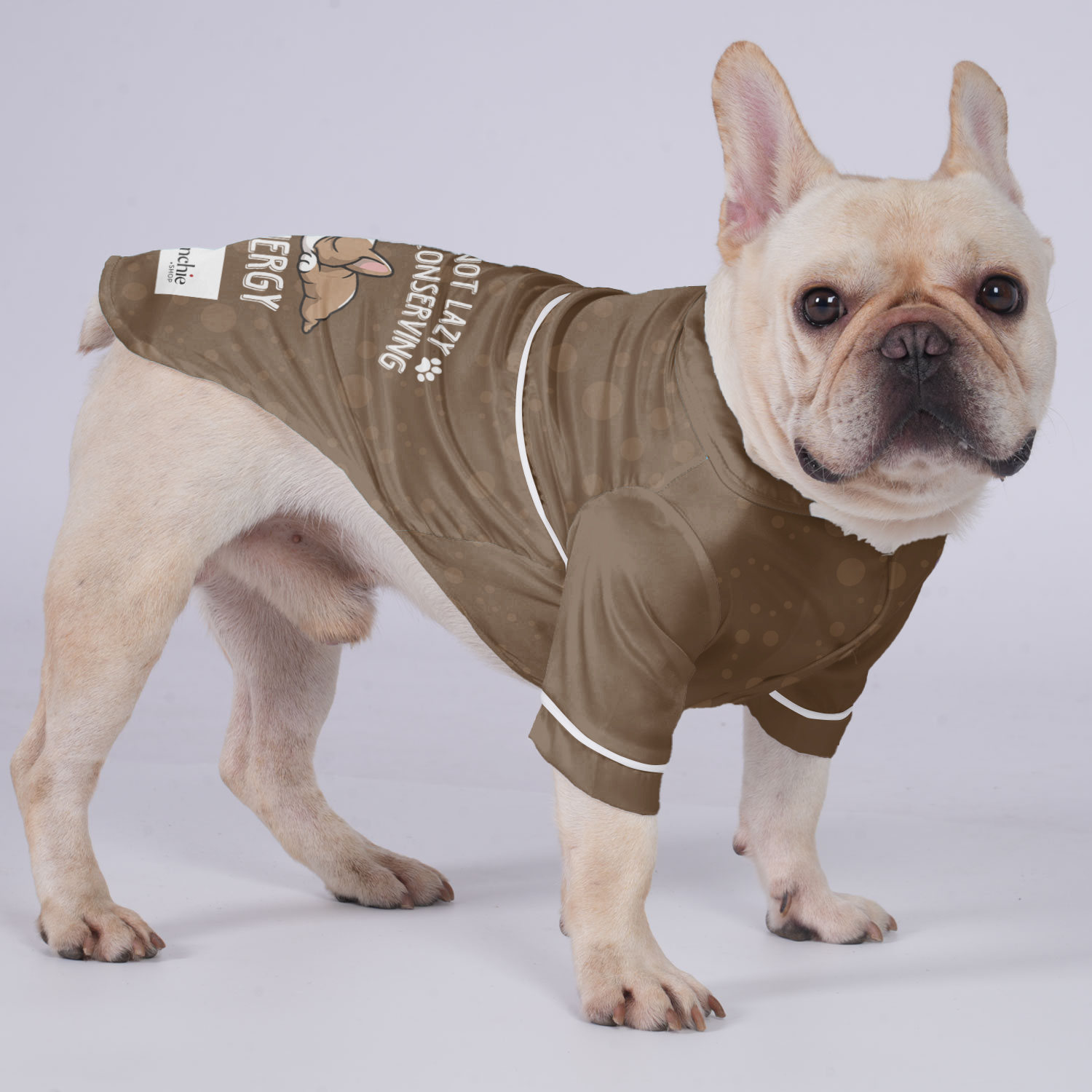 I’m Not Lazy, Just Conserving Energy - Pajamas for French Bulldogs-fadou