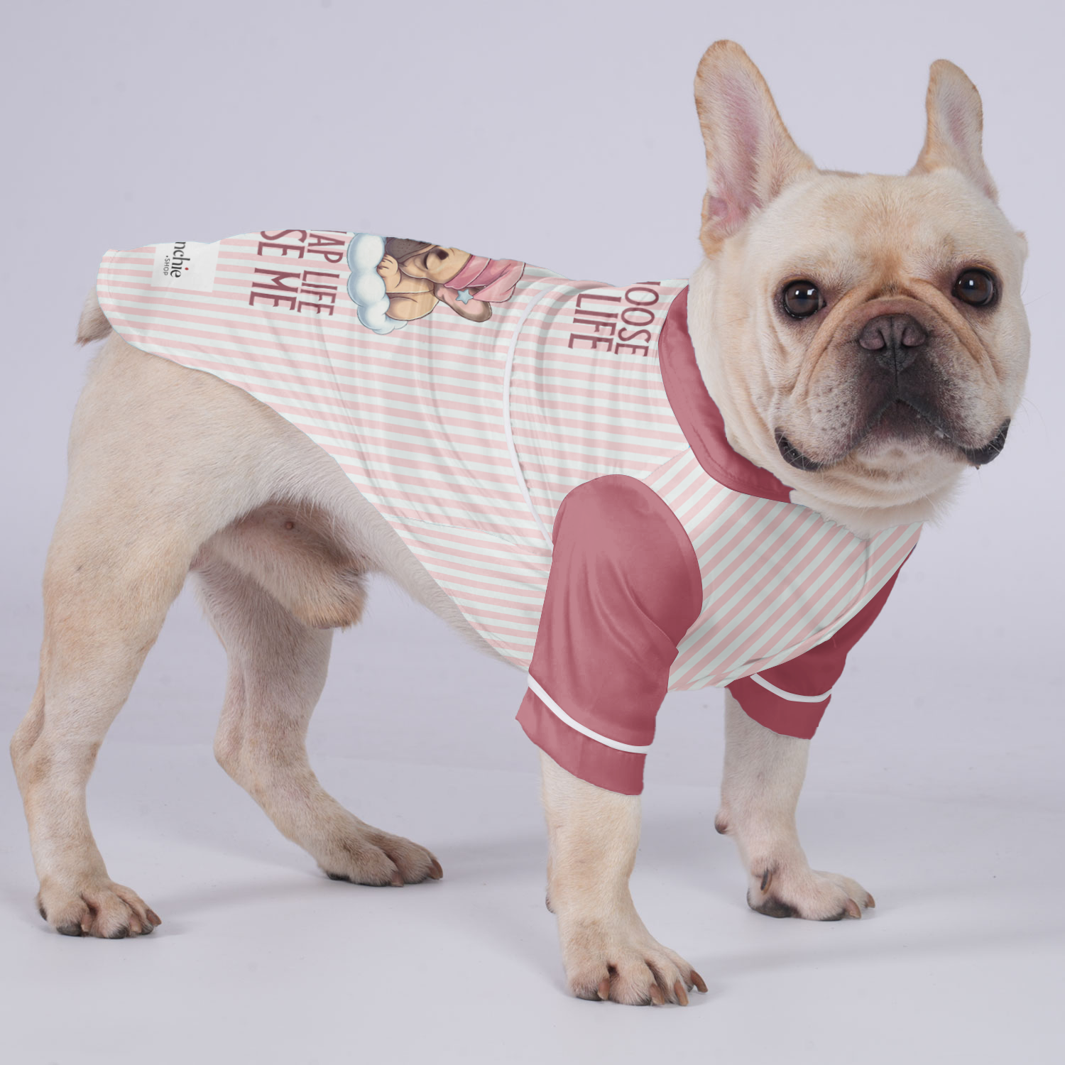 I French Bulldog Cozy Loungewear for Brachycephalic Dogs-fadou
