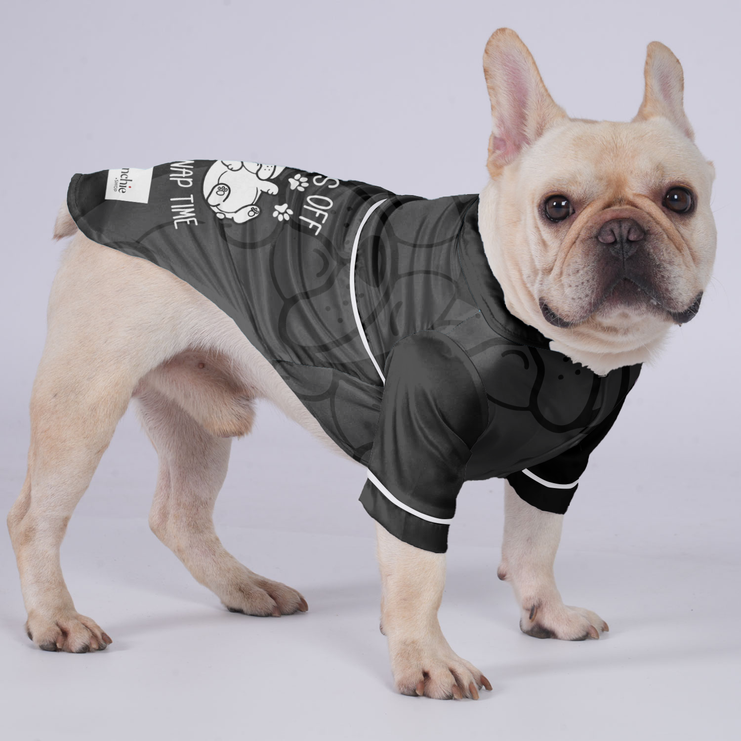 Paws French Bulldog Night Outfit for Brachycephalic Dogs-fadou