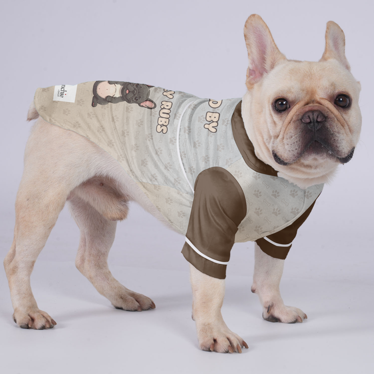 Powered French Bulldog Pet Sleepwear for Training Sessions-fadou