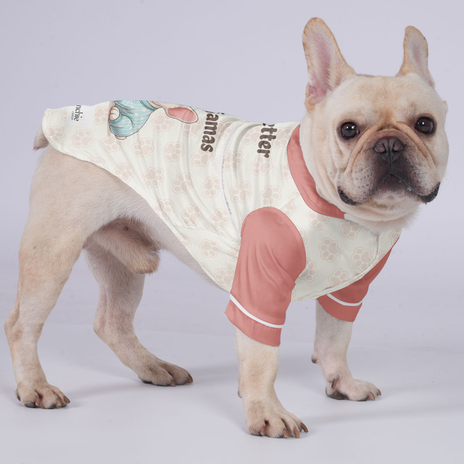 Life French Bulldog Cozy Loungewear for Flat-Face Breeds-fadou