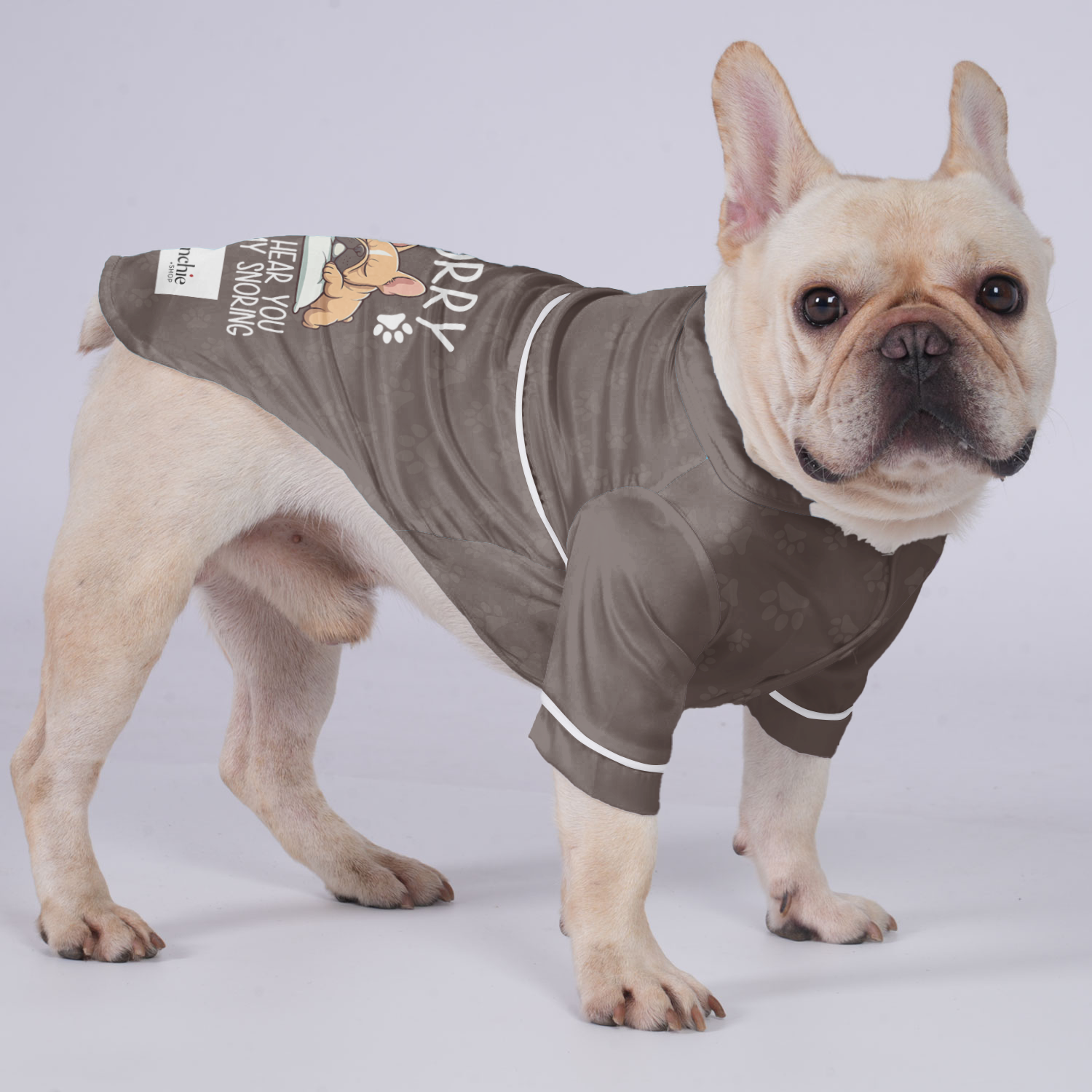 Sorry, Can’t Hear You over My Snoring - Pajamas for French Bulldogs-fadou