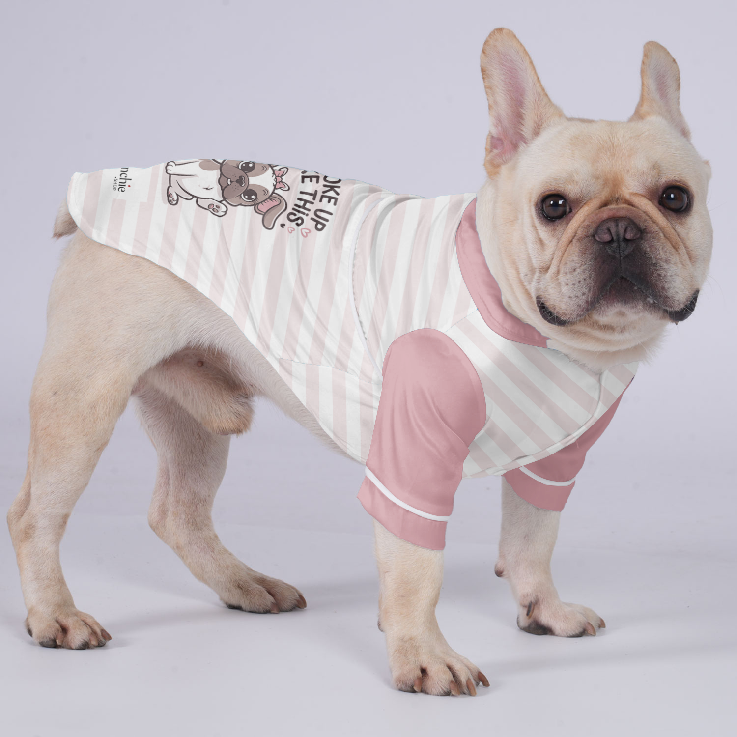 I Woke up Like This - Pajamas for French Bulldog for Cozy Nights-fadou