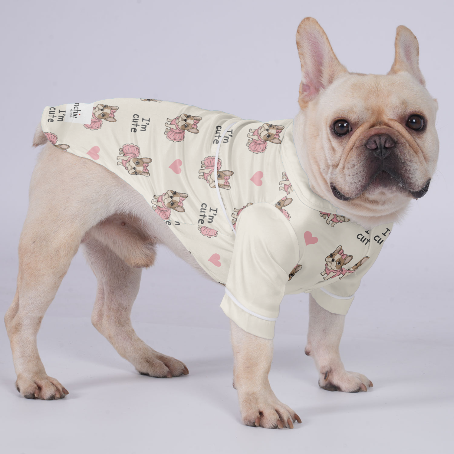 Finn French Bulldog Cozy Loungewear for French Bulldogs-fadou