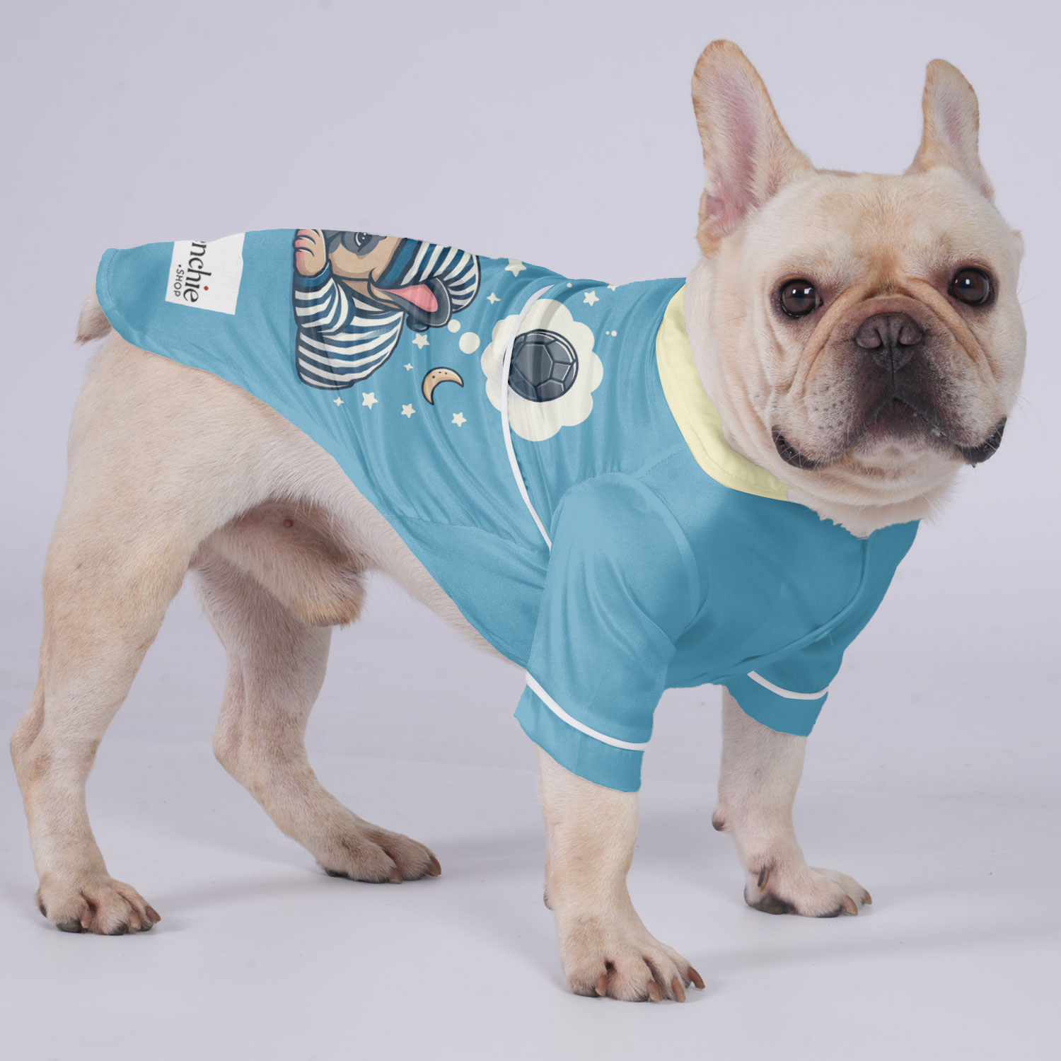 Bear French Bulldog Pet Sleepwear for Brachycephalic Dogs-fadou