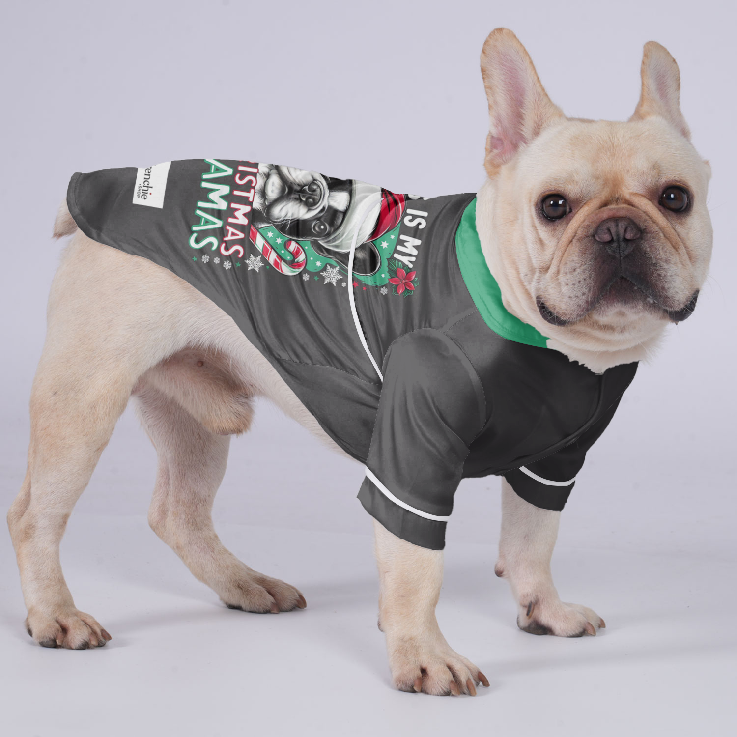 Abby French Bulldog Night Outfit for Brachycephalic Dogs-fadou