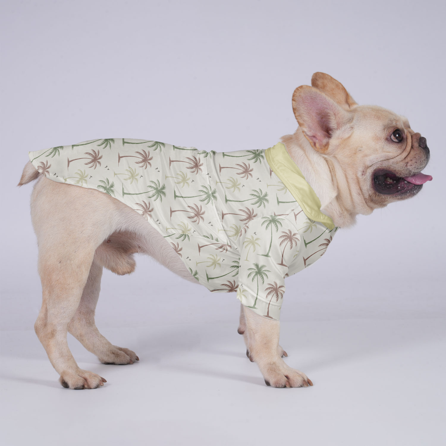 Ginger - Hawaiian Shirt for Short-Nosed Dogs for French Bulldogs-fadou