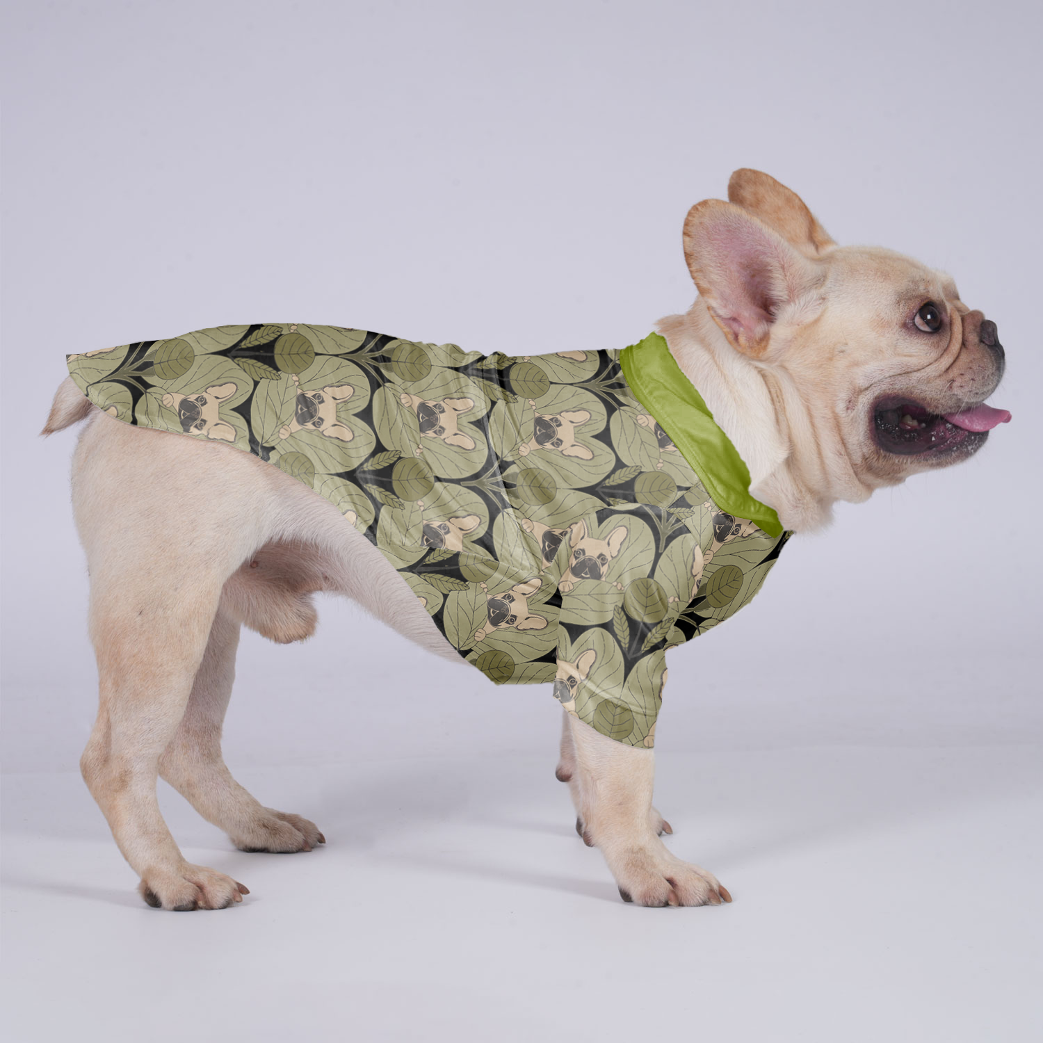Shadow French Bulldog Cotton Tee for Brachycephalic Dogs-fadou