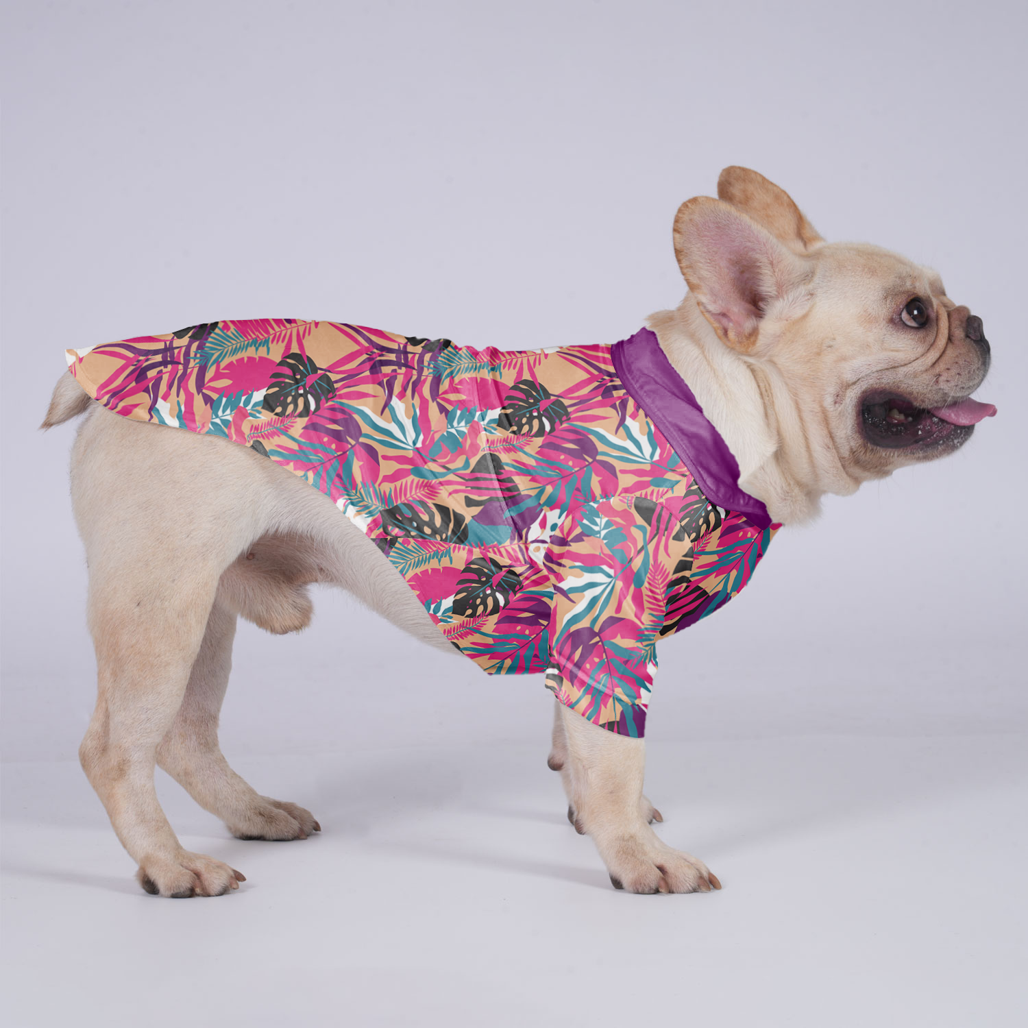 Lulu - Hawaiian Shirt for Outdoor Adventures for French Bulldogs-fadou