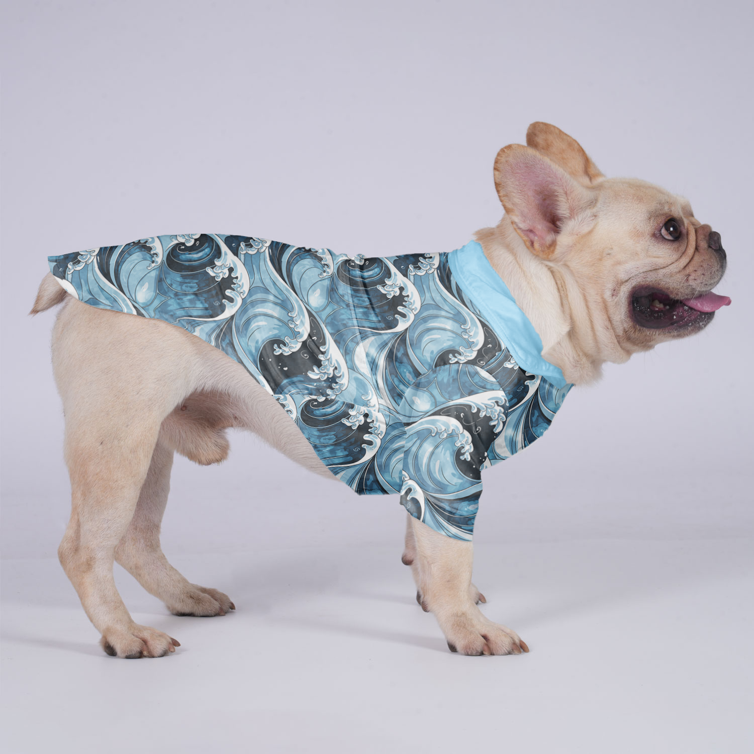 Scout French Bulldog Cotton Tee for Brachycephalic Dogs-fadou
