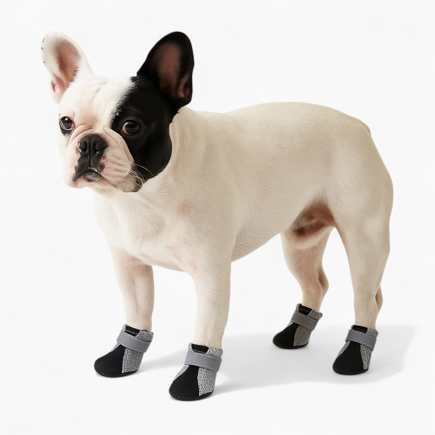 French Bulldog Reflective Dog Boots for French Bulldogs-fadou