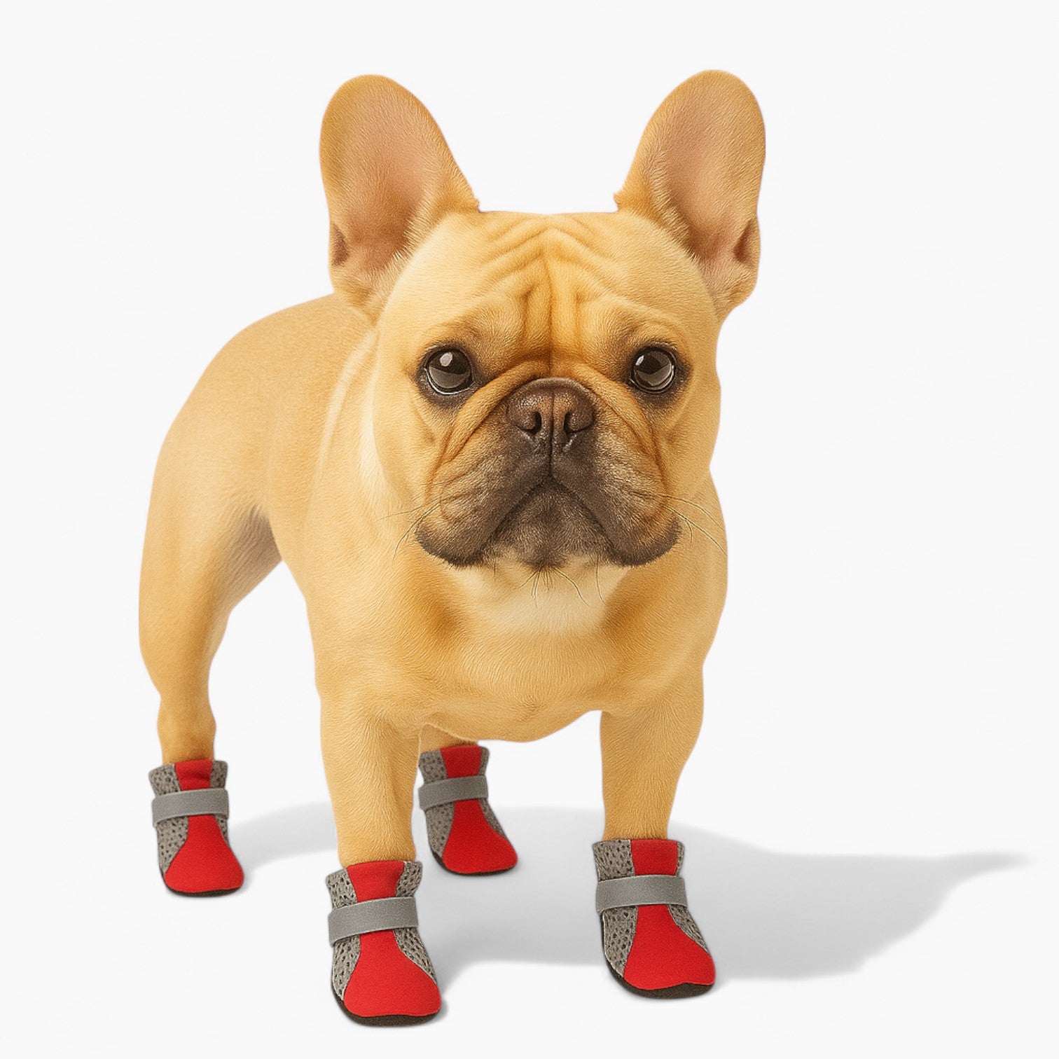 French Bulldog Reflective Dog Boots for French Bulldogs-fadou