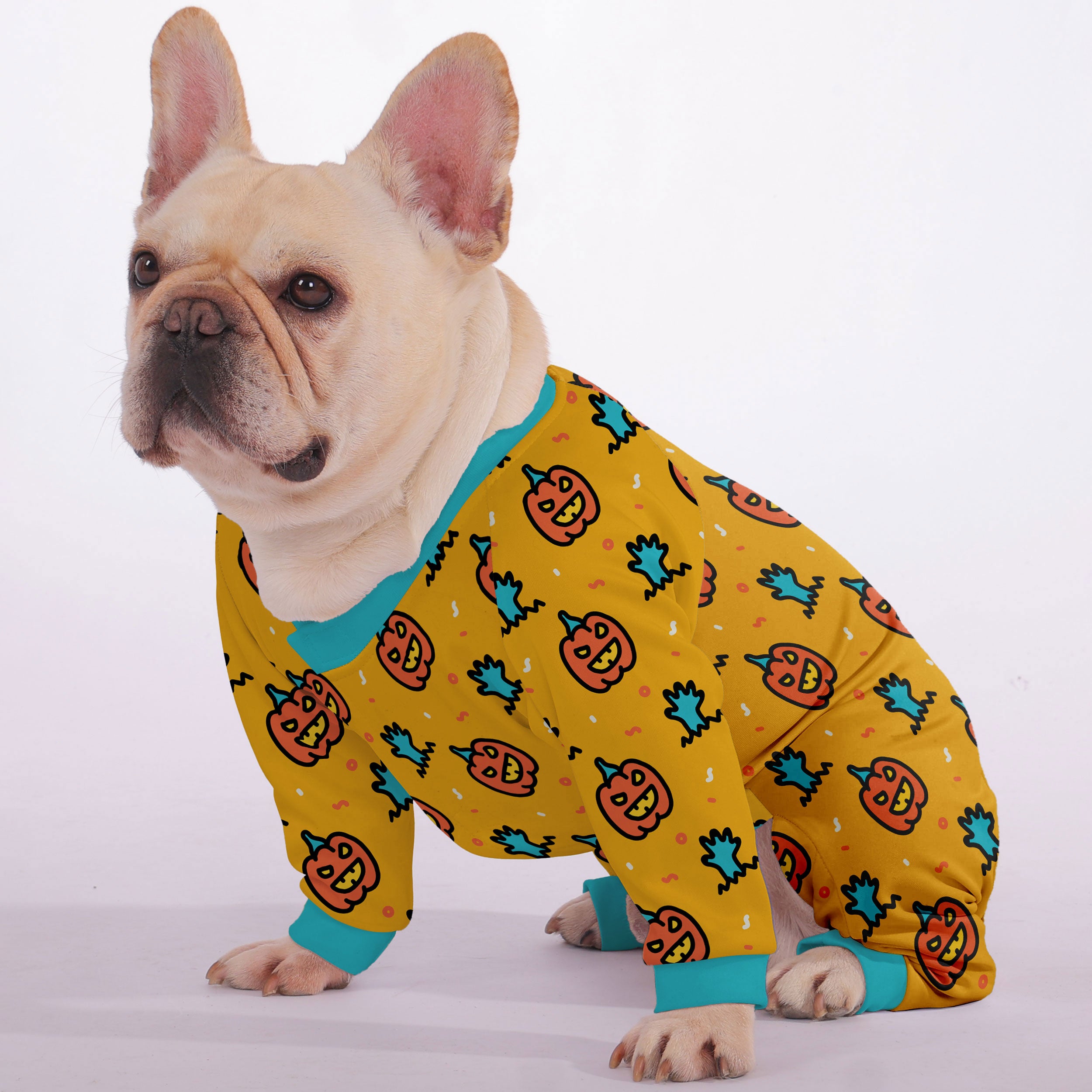 Archie French Bulldog Pet Sleepwear for Flat-Face Breeds-fadou