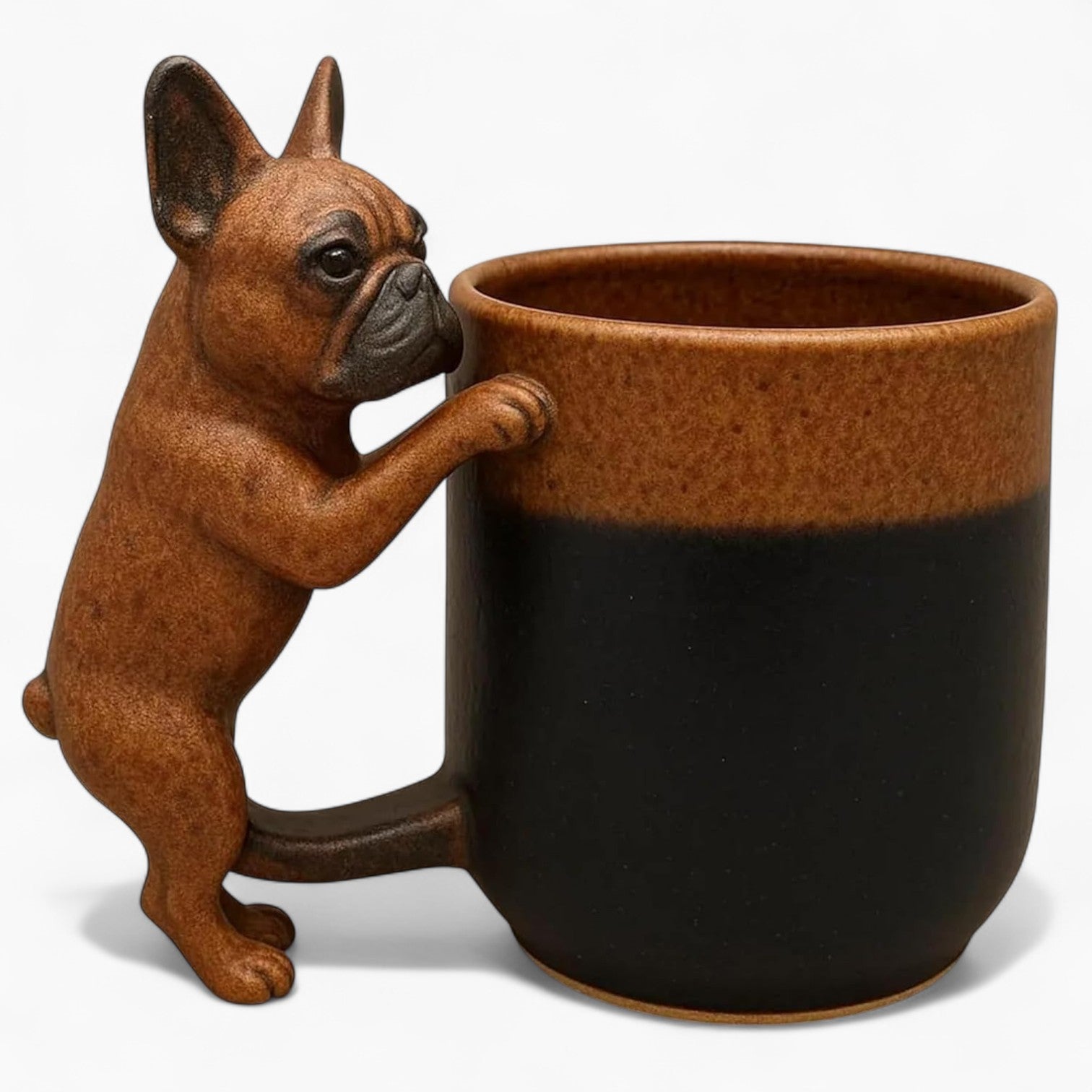 French Bulldog Ceramic Ceramic Cup for Frenchie Enthusiasts-fadou