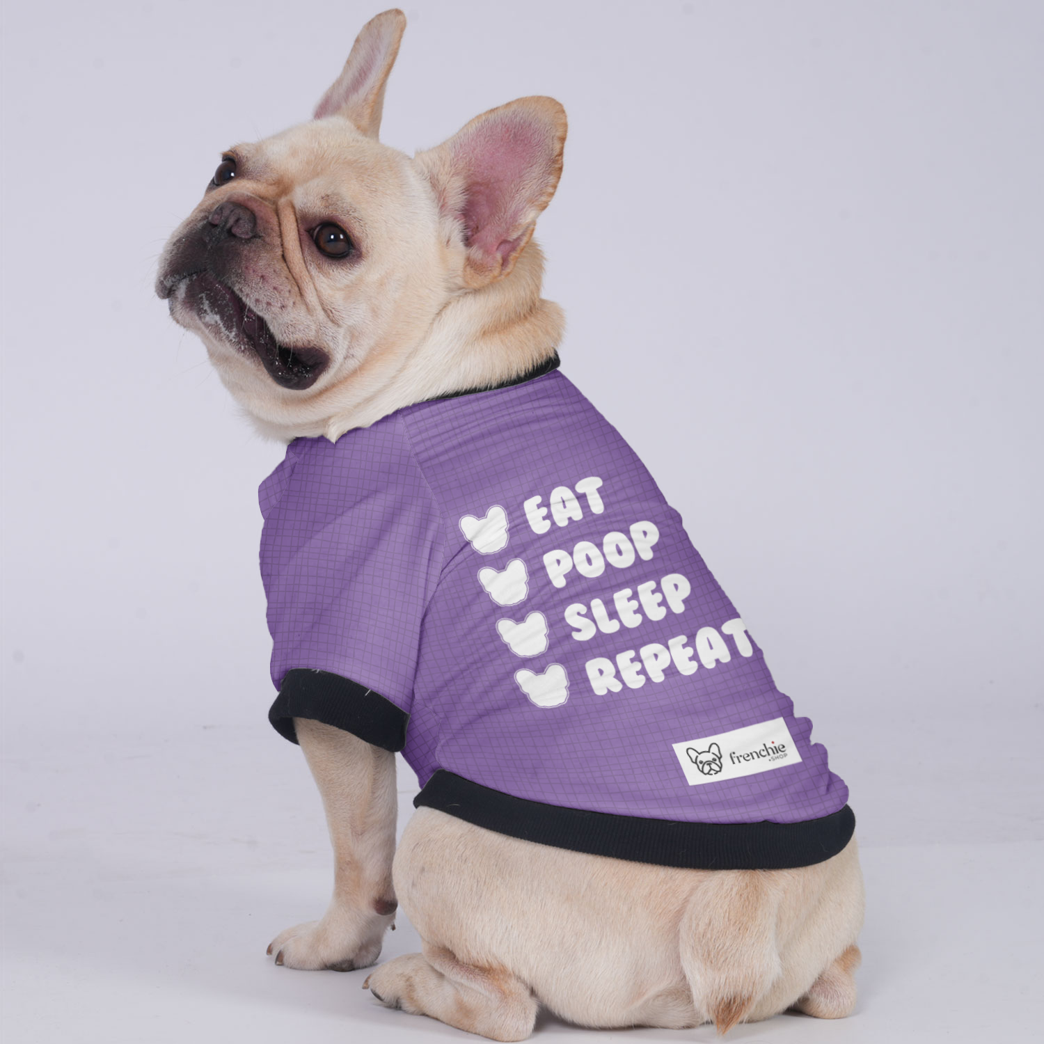 Eat,Poop,Sleep,Repeat - Jacket for French Bulldog for French Bulldogs-fadou