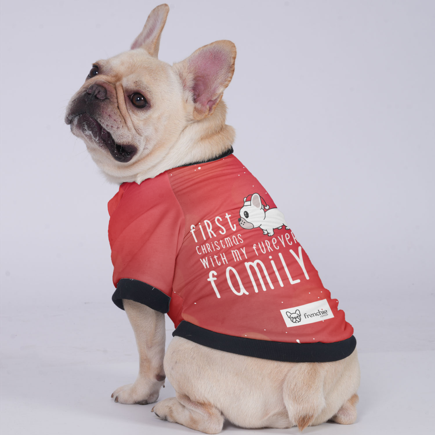 French Bulldog Christmas Warm Outerwear for Playtime Fun-fadou