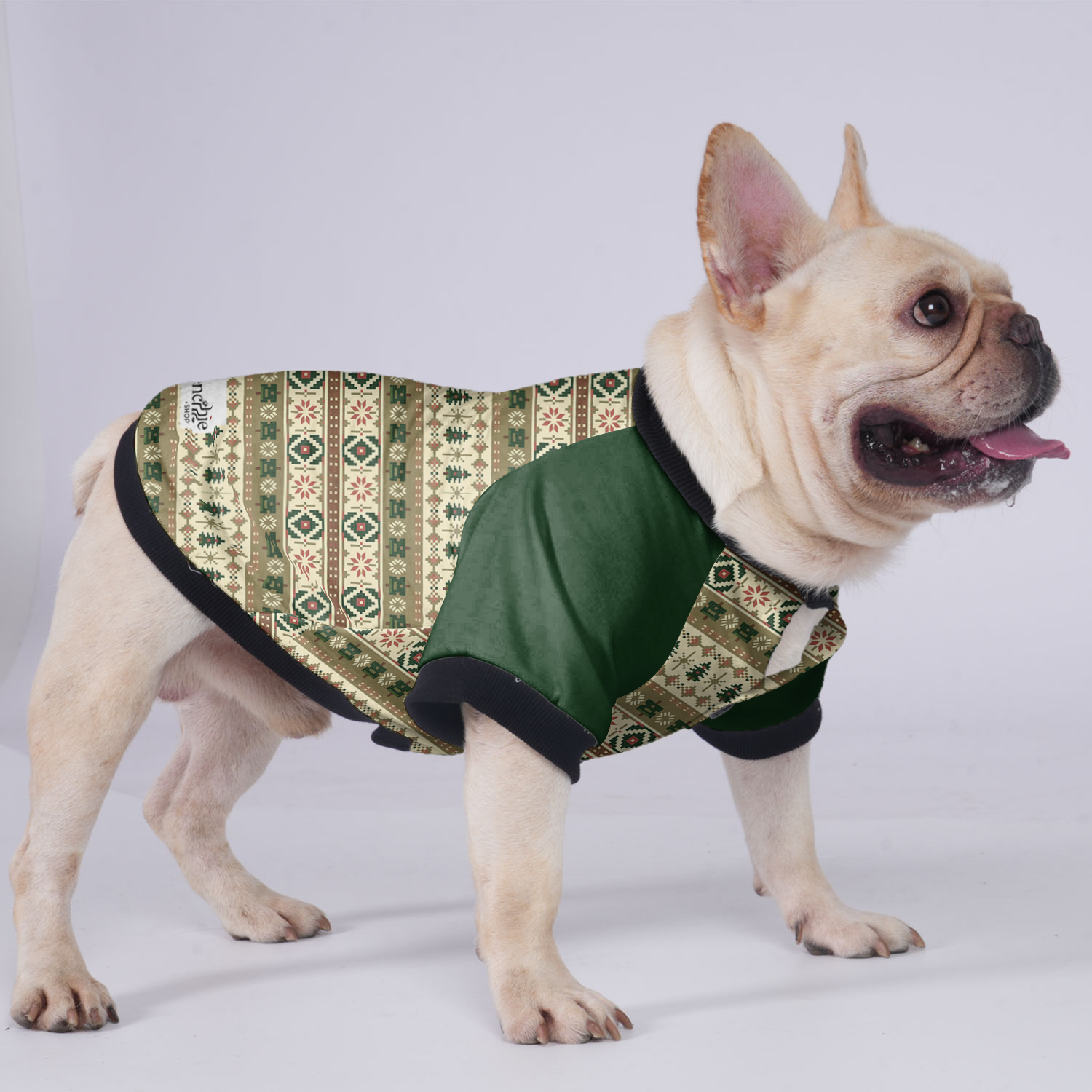 Teddy French Bulldog Warm Outerwear for Short-Nosed Dogs-fadou