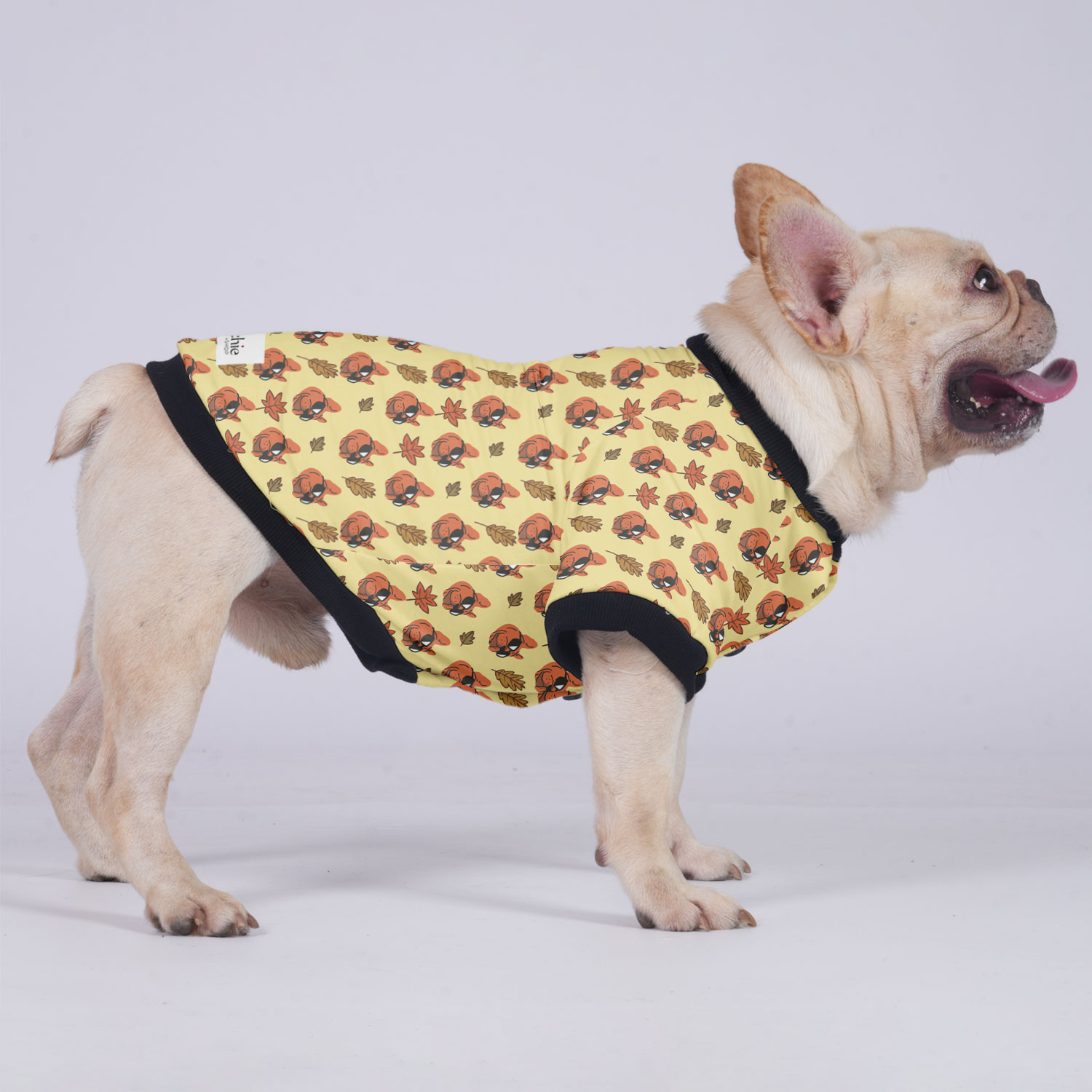Butter French Bulldog Winter Jacket for Short-Nosed Dogs-fadou