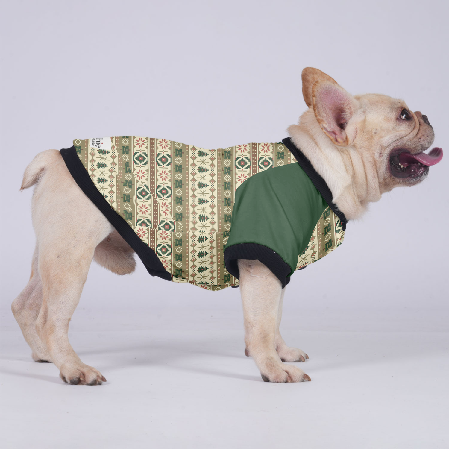 Teddy French Bulldog Warm Outerwear for Short-Nosed Dogs-fadou