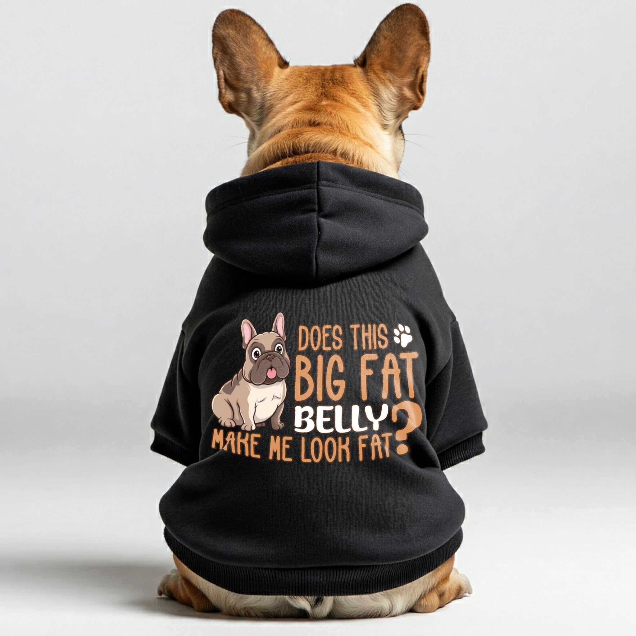 French Bulldog Personalized Fleece Hoodie for Brachycephalic Dogs-fadou